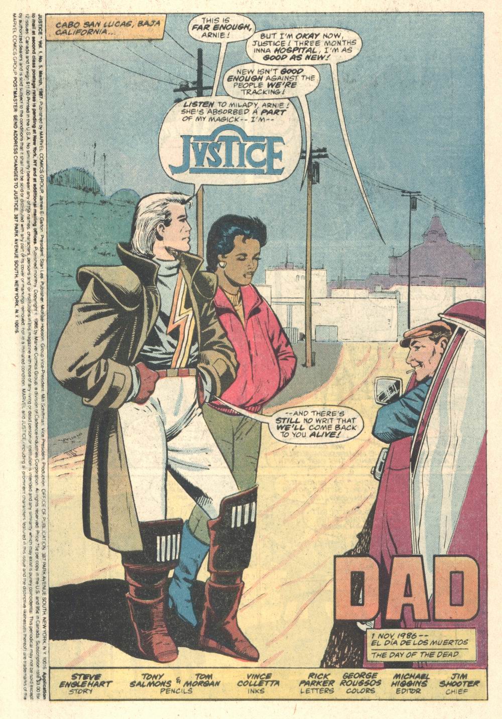 Read online Justice (1986) comic -  Issue #5 - 2