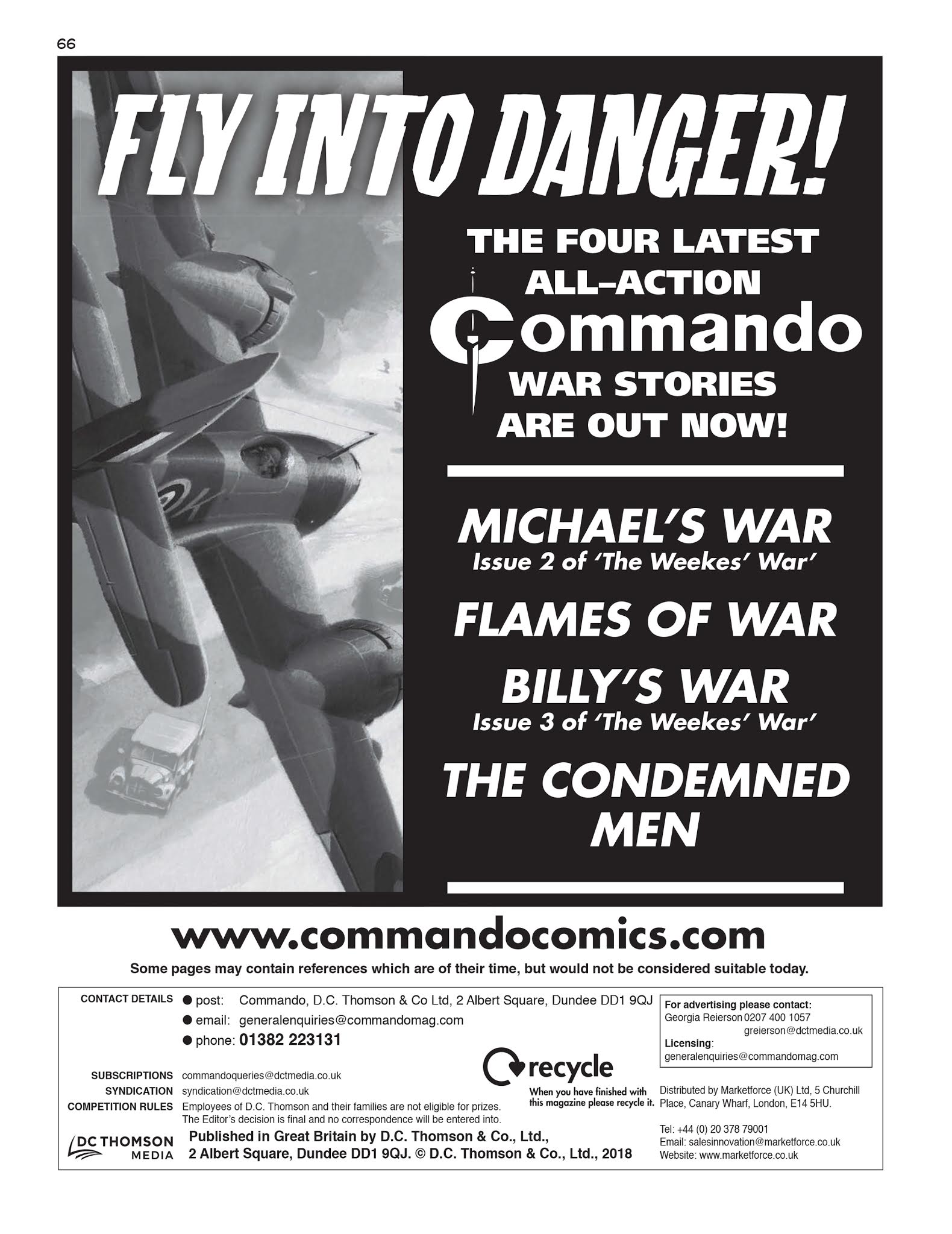 Read online Commando: For Action and Adventure comic -  Issue #5176 - 66