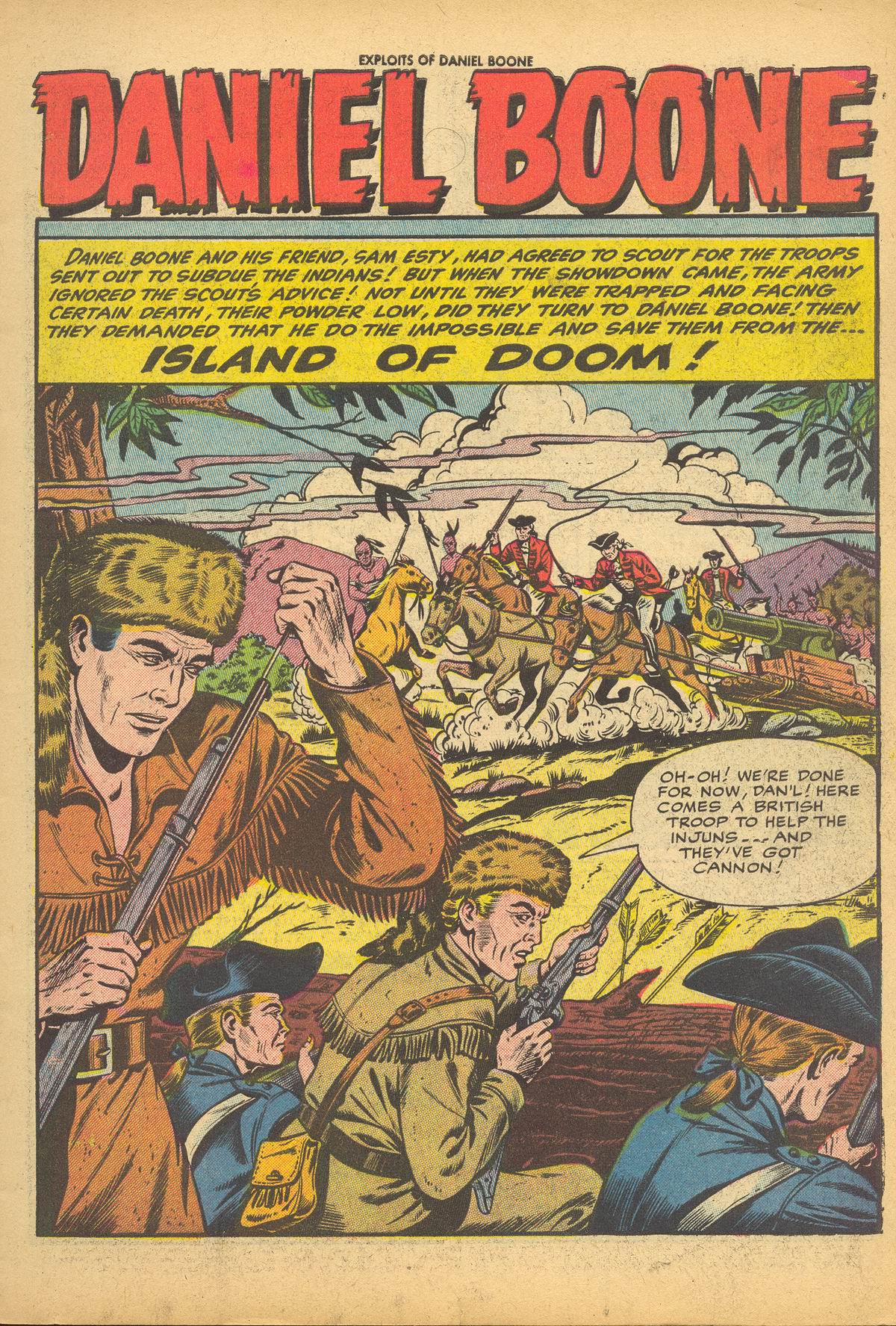 Read online Exploits of Daniel Boone comic -  Issue #3 - 3