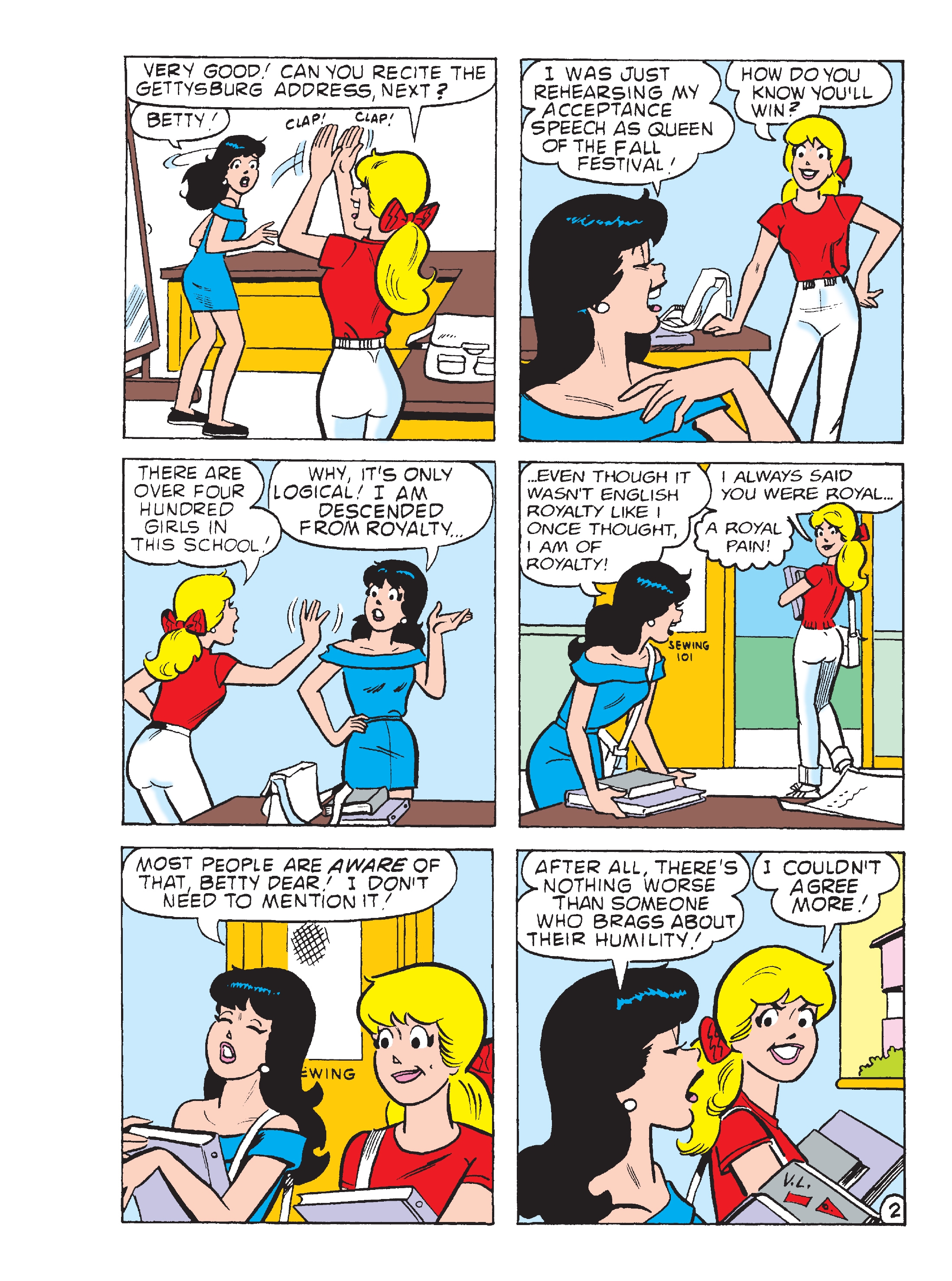 Read online Betty & Veronica Friends Double Digest comic -  Issue #255 - 8