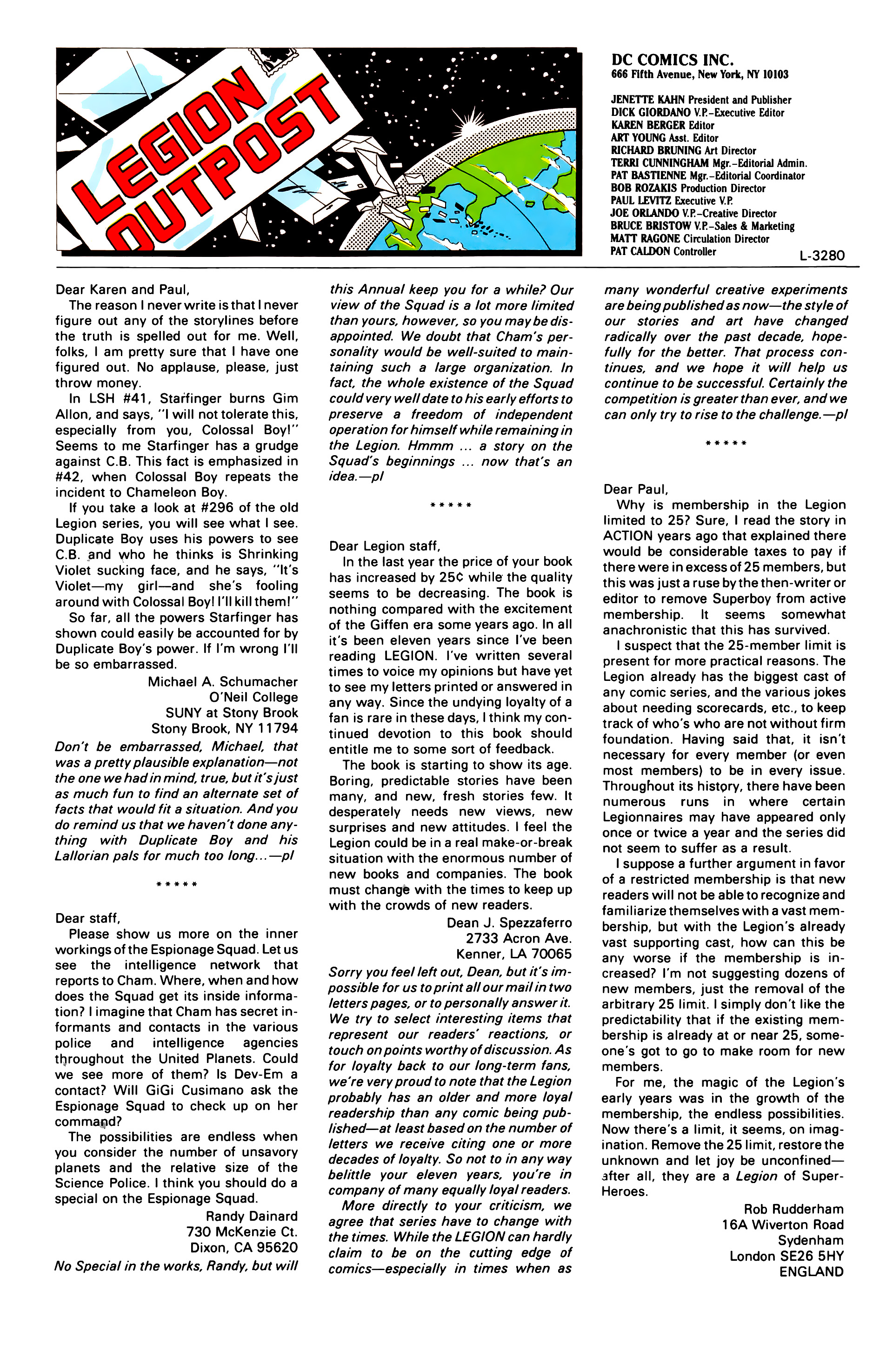 Read online Legion of Super-Heroes (1984) comic -  Issue # _Annual 4 - 45