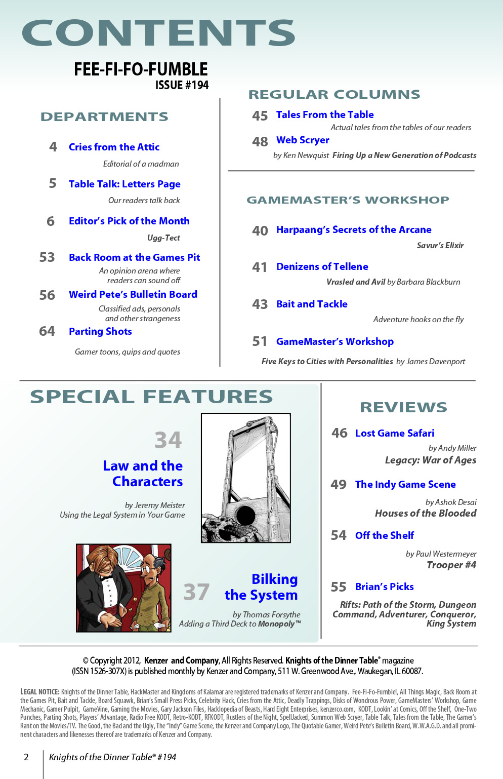 Read online Knights of the Dinner Table comic -  Issue #194 - 4