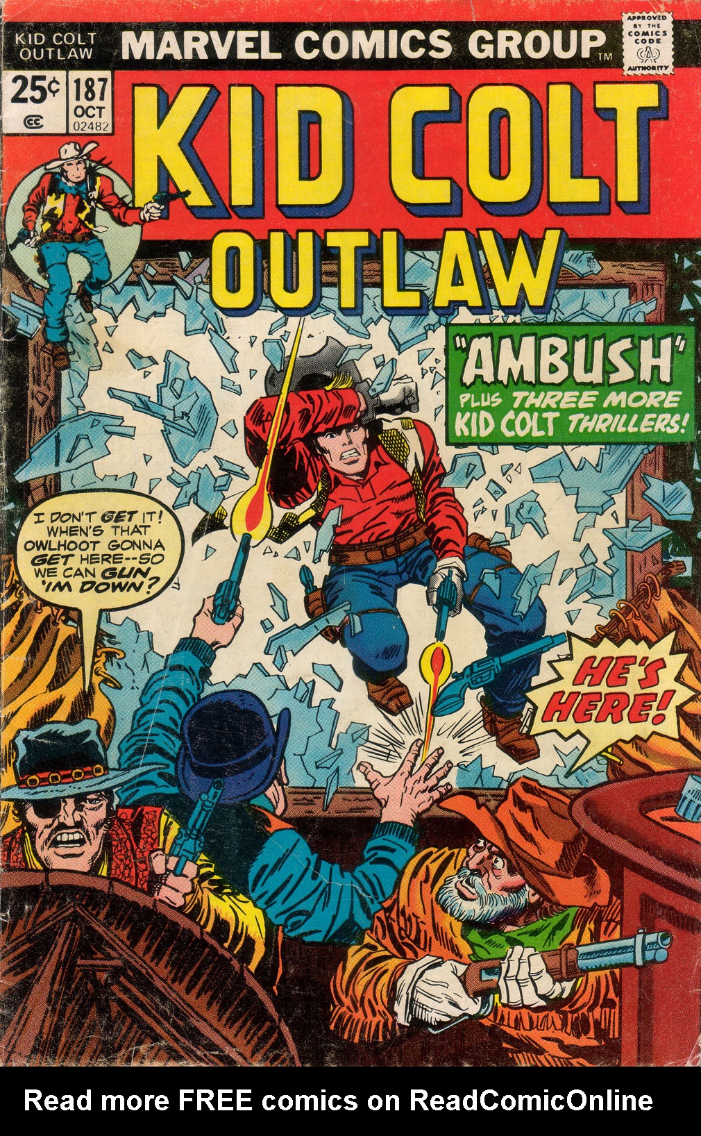 Read online Kid Colt Outlaw comic -  Issue #187 - 1