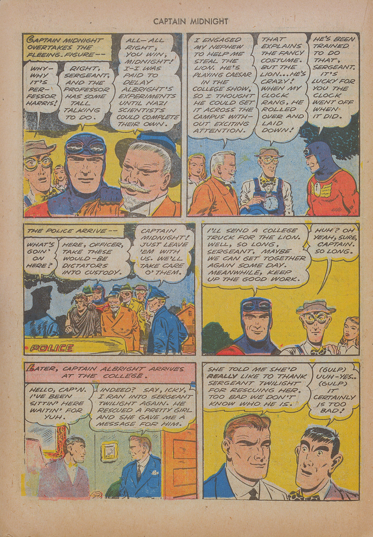 Read online Captain Midnight (1942) comic -  Issue #17 - 26