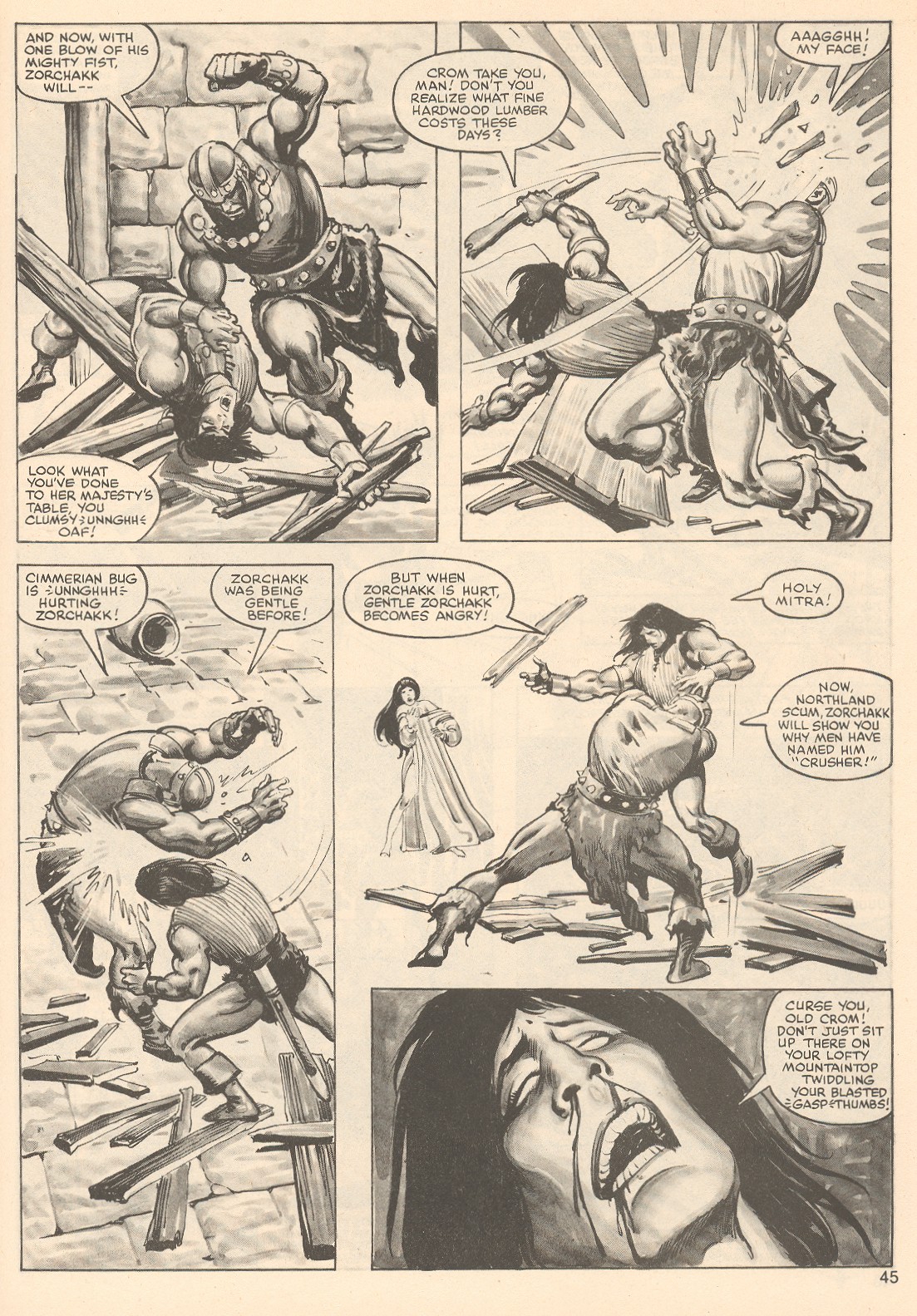 Read online The Savage Sword Of Conan comic -  Issue #76 - 45