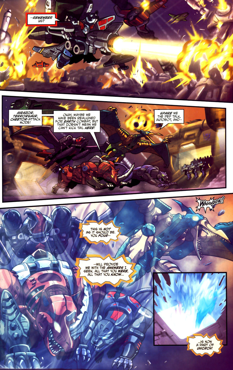 Read online Transformers Armada comic -  Issue #18 - 18
