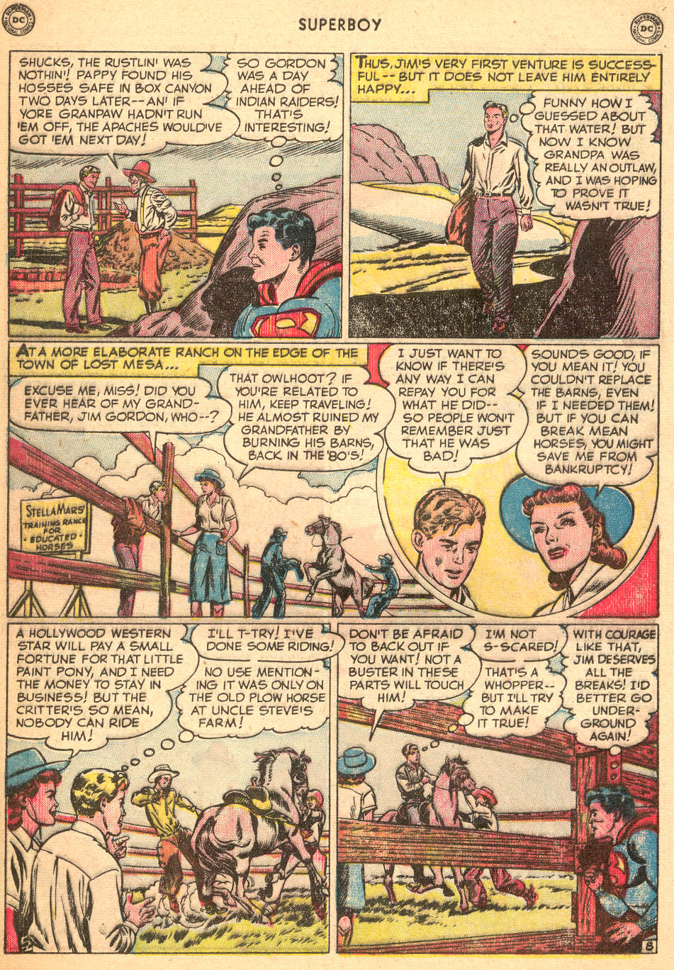 Read online Superboy (1949) comic -  Issue #12 - 9