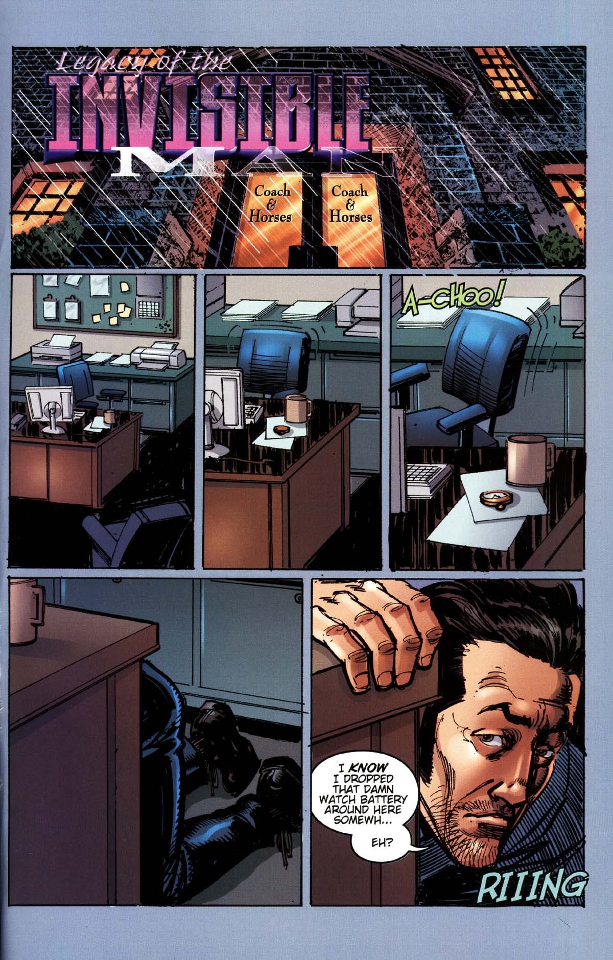Read online Legacy of the Invisible Man comic -  Issue # Full - 5