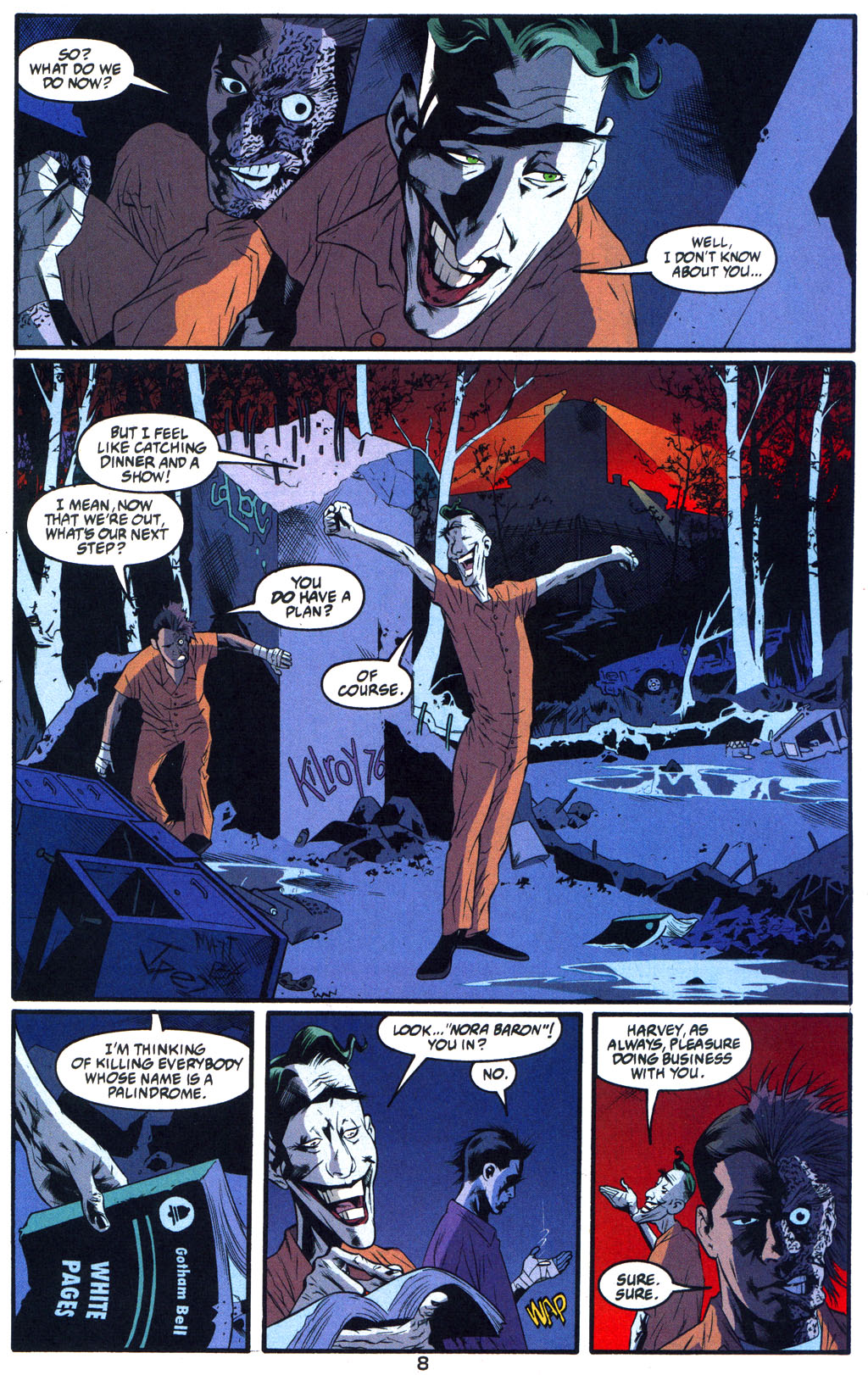 Read online Arkham Asylum: Living Hell comic -  Issue #4 - 10