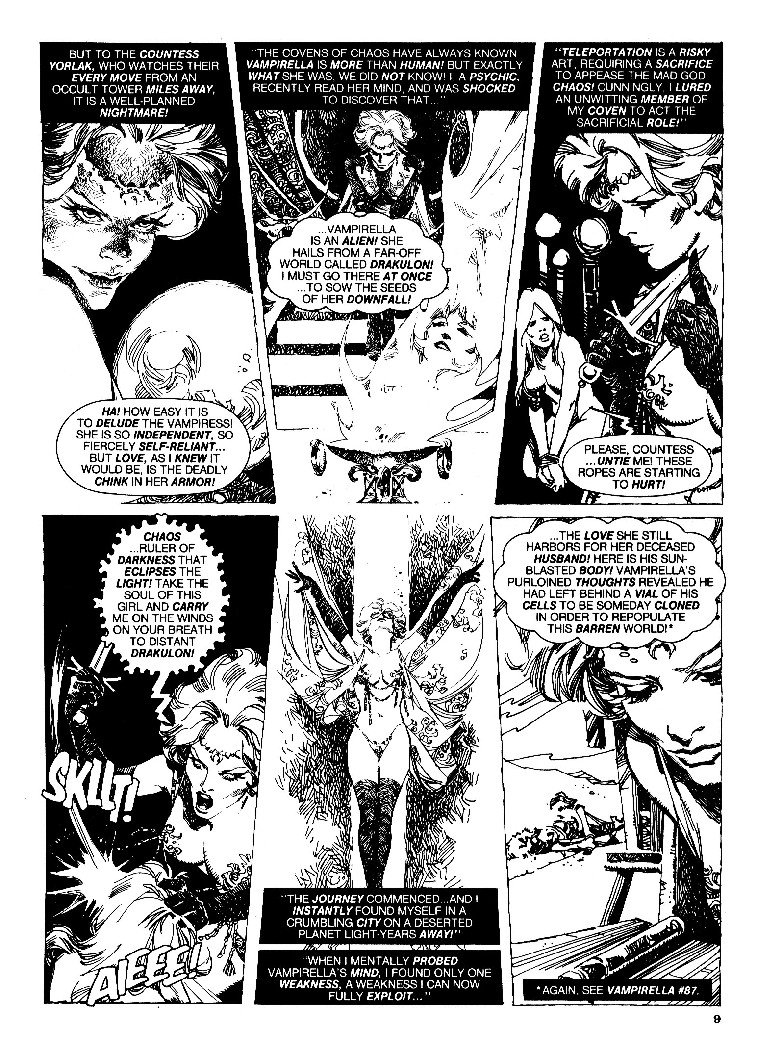 Read online Vampirella (1969) comic -  Issue #106 - 9