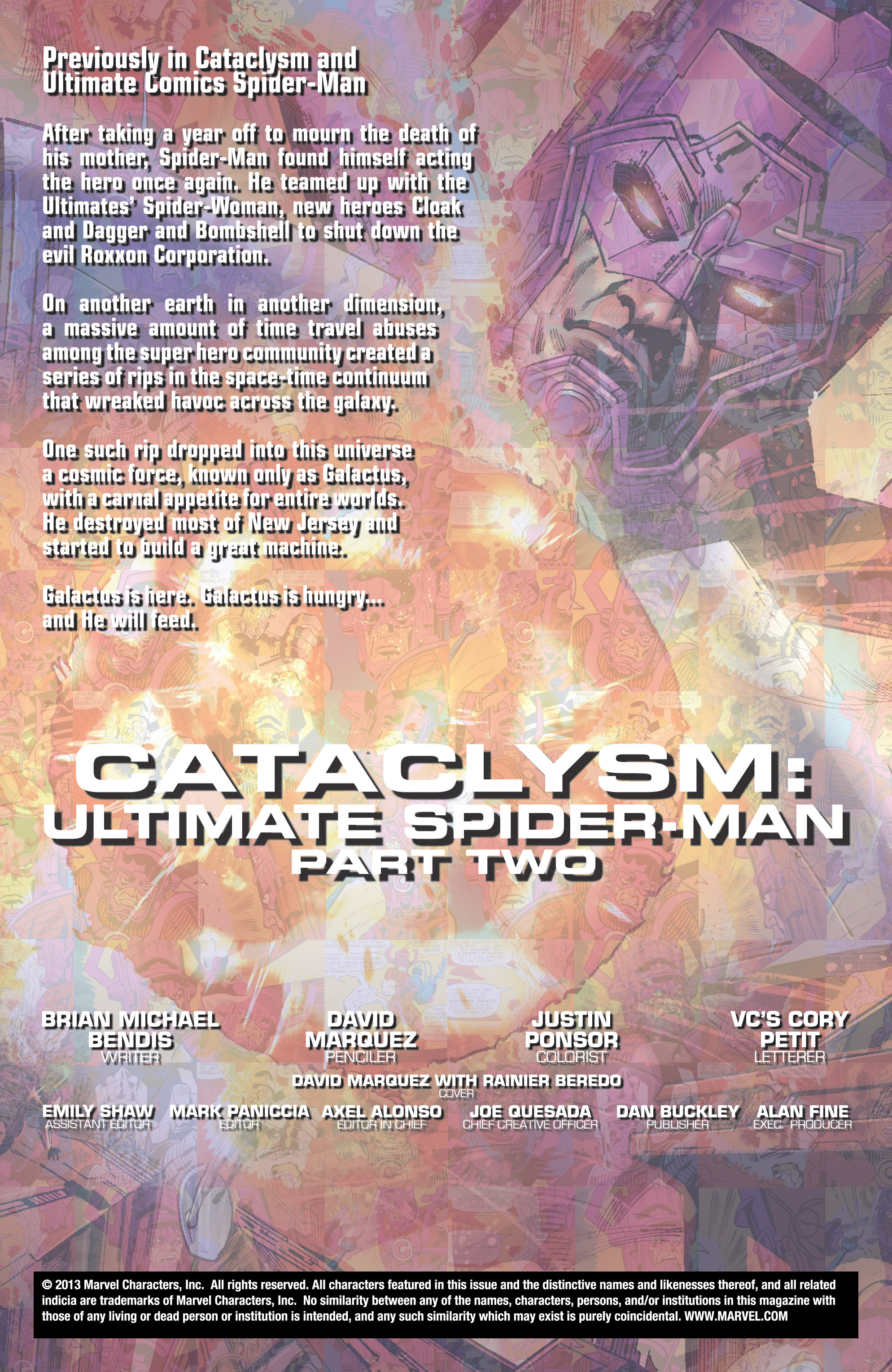 Read online Cataclysm: Ultimate Spider-Man comic -  Issue #2 - 2