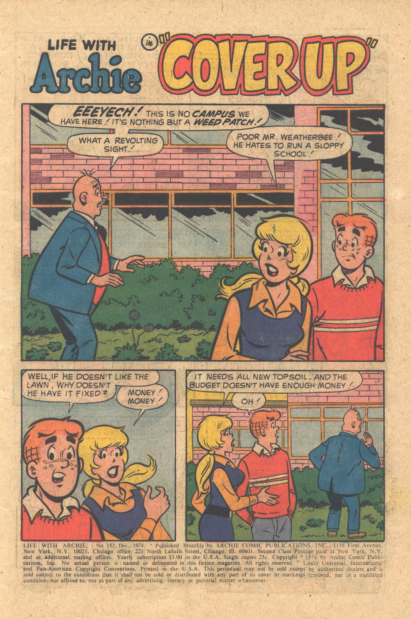 Read online Life With Archie (1958) comic -  Issue #152 - 3
