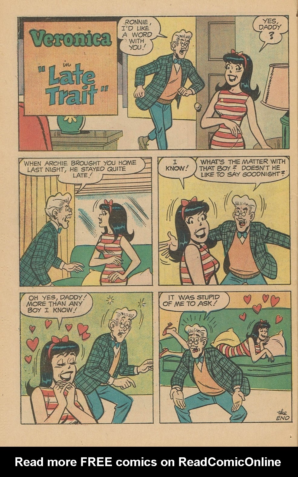 Read online Archie's TV Laugh-Out comic -  Issue #10 - 32