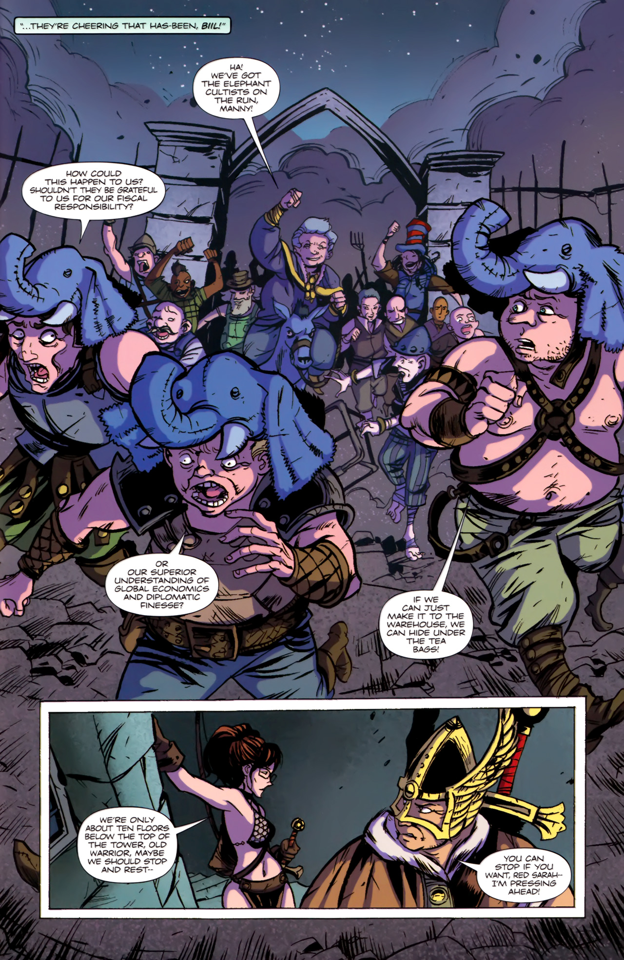Read online Barack the Barbarian comic -  Issue #4 - 5