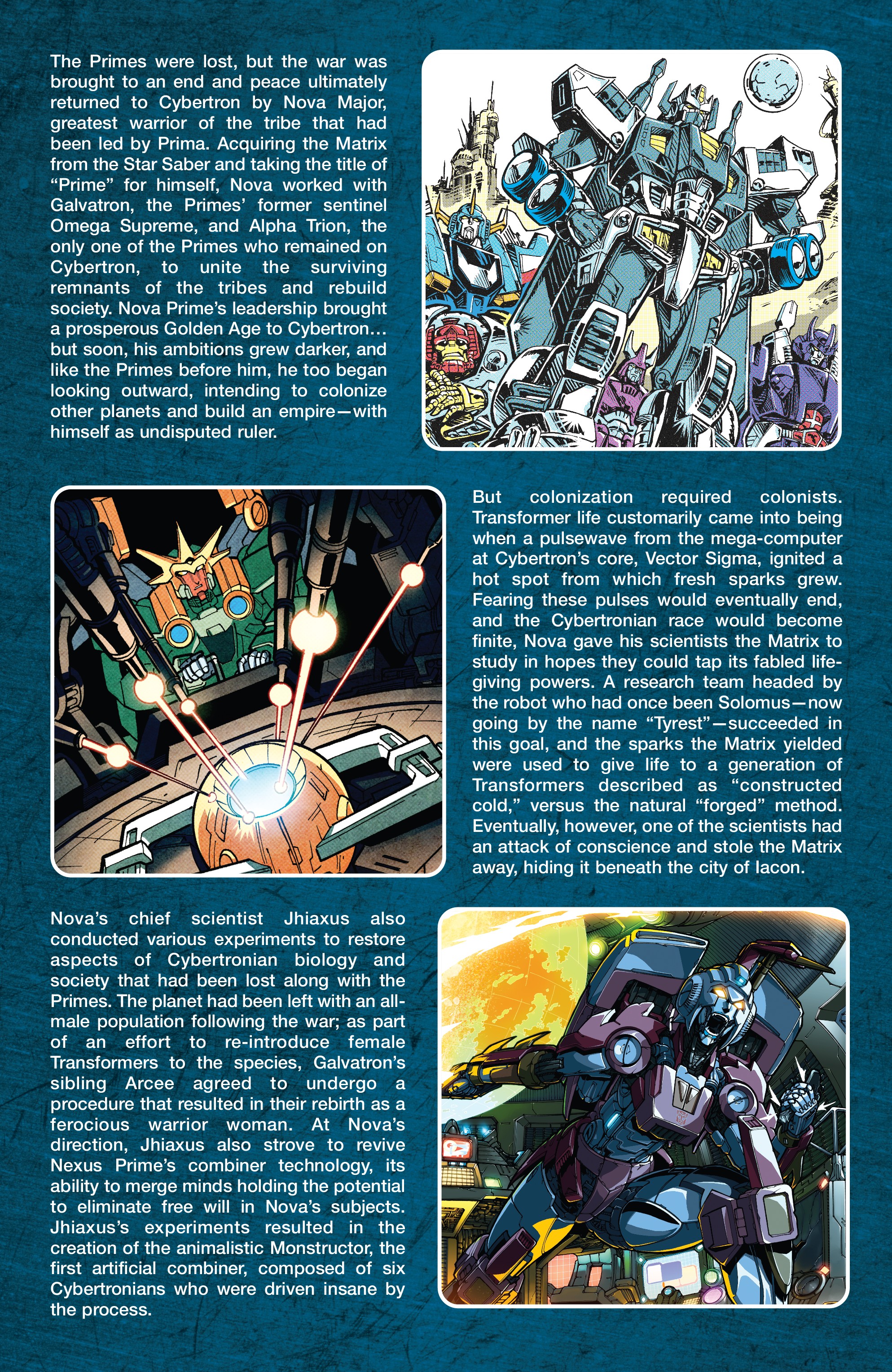 Read online Transformers: Historia comic -  Issue # Full - 8