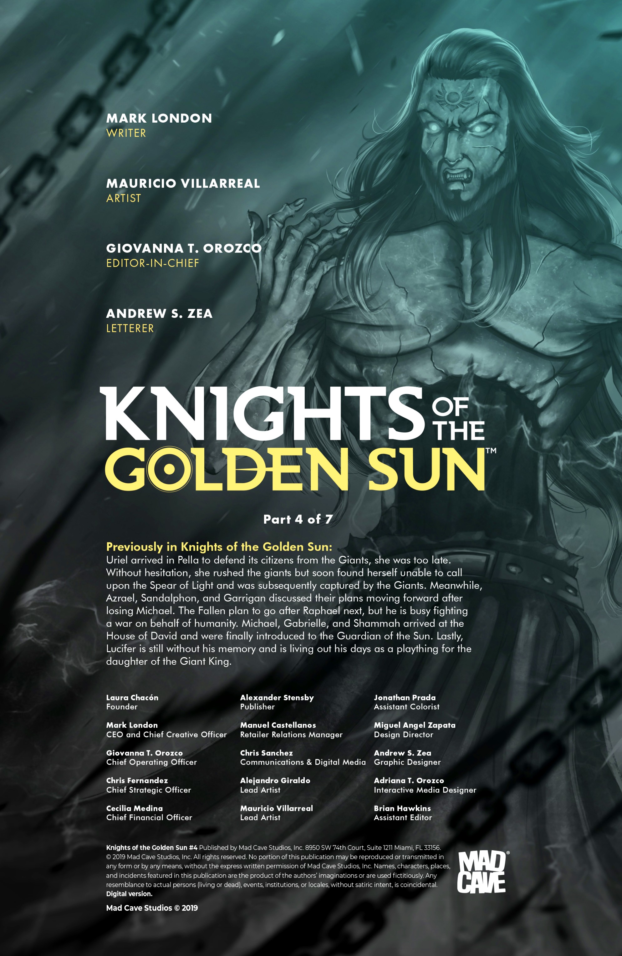 Read online Knights of the Golden Sun comic -  Issue #4 - 2