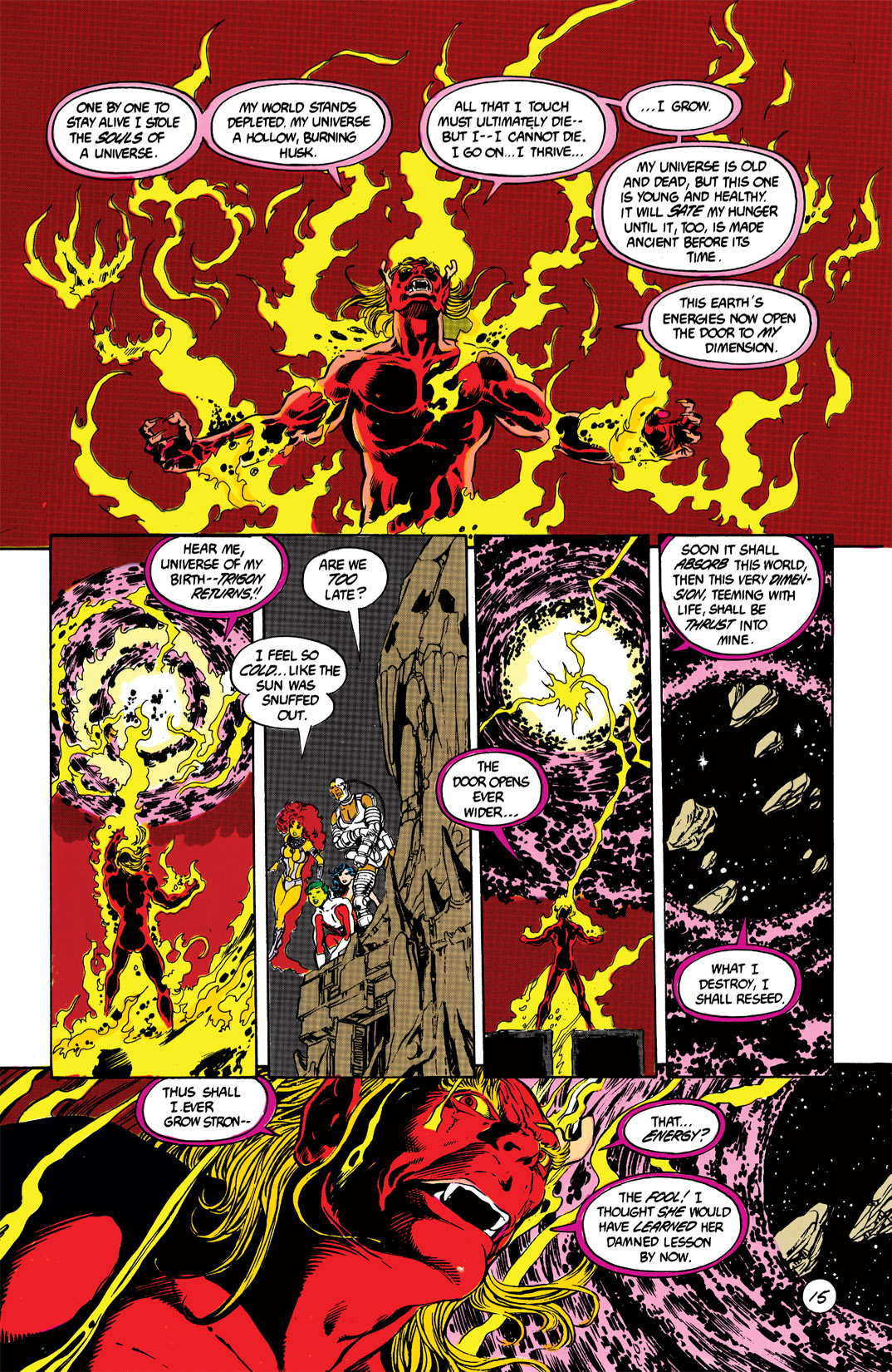 Read online The New Teen Titans (1984) comic -  Issue #5 - 16
