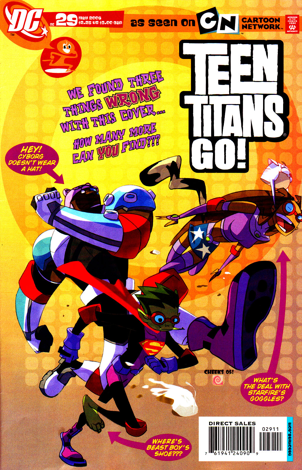 Read online Teen Titans Go! (2003) comic -  Issue #29 - 1