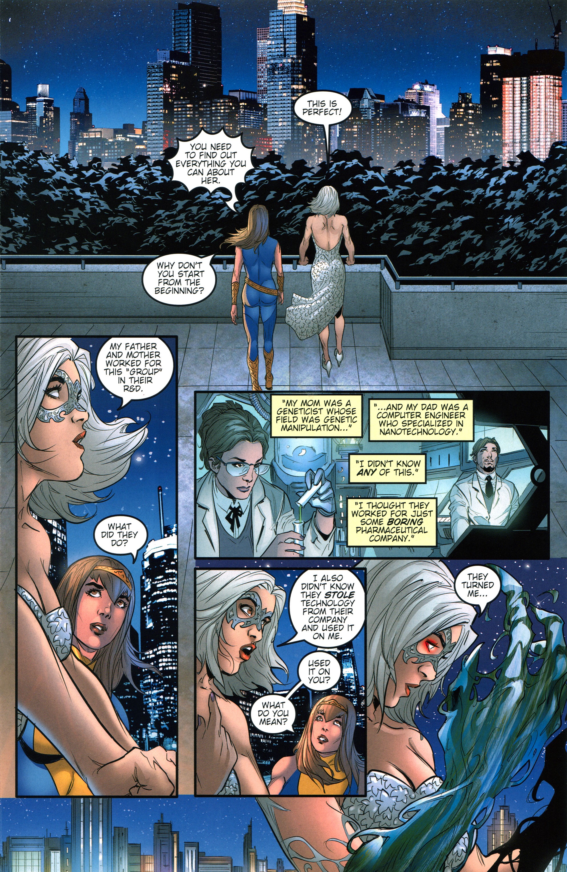 Read online White Widow comic -  Issue #3 - 23