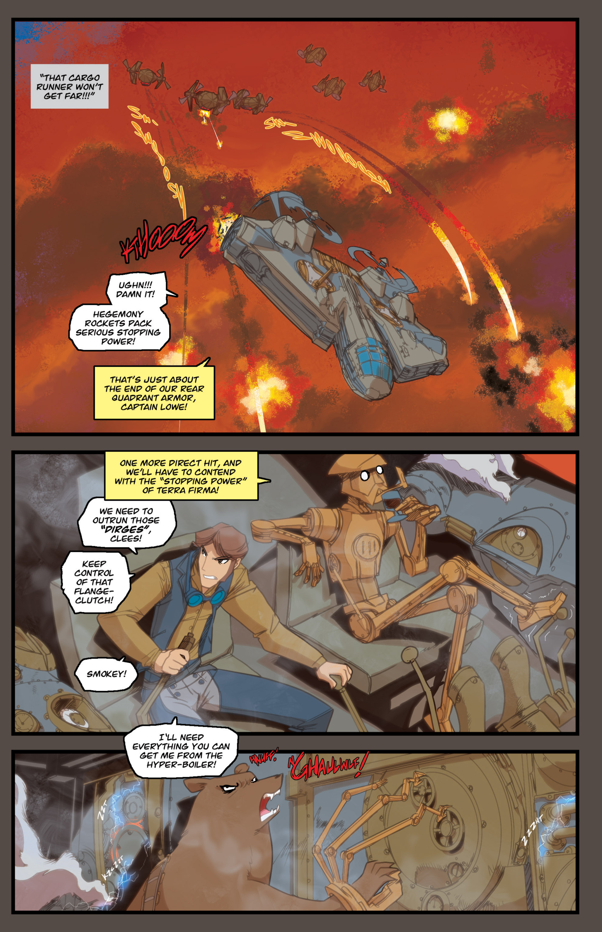 Read online Free Comic Book Day 2014 comic -  Issue # Steam Wars 01 - 13