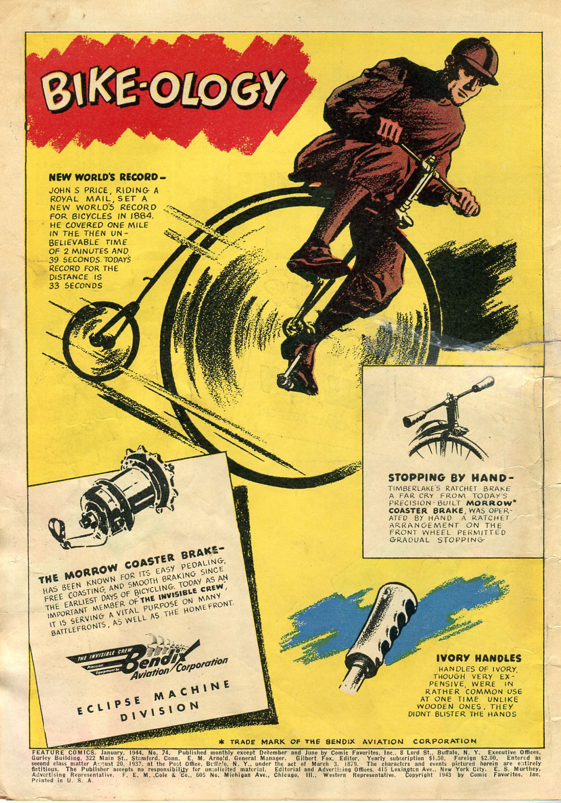 Read online Feature Comics comic -  Issue #74 - 2