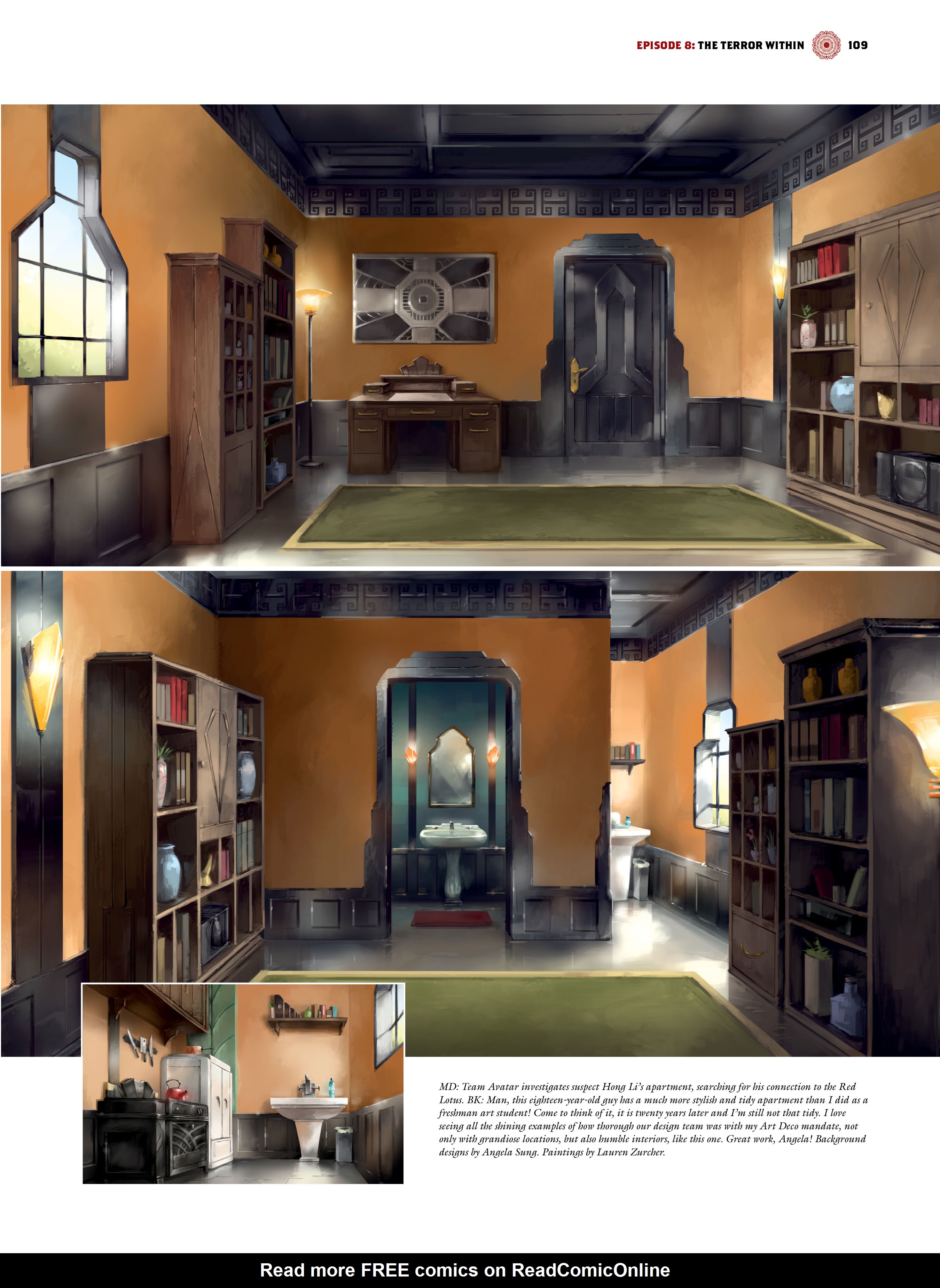 Read online The Legend of Korra: The Art of the Animated Series comic -  Issue # TPB 3 - 110