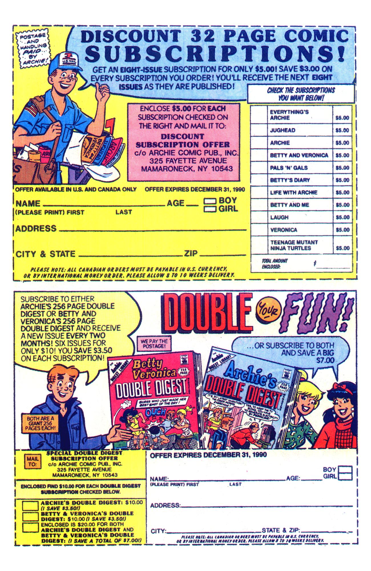 Read online Archie Giant Series Magazine comic -  Issue #614 - 19