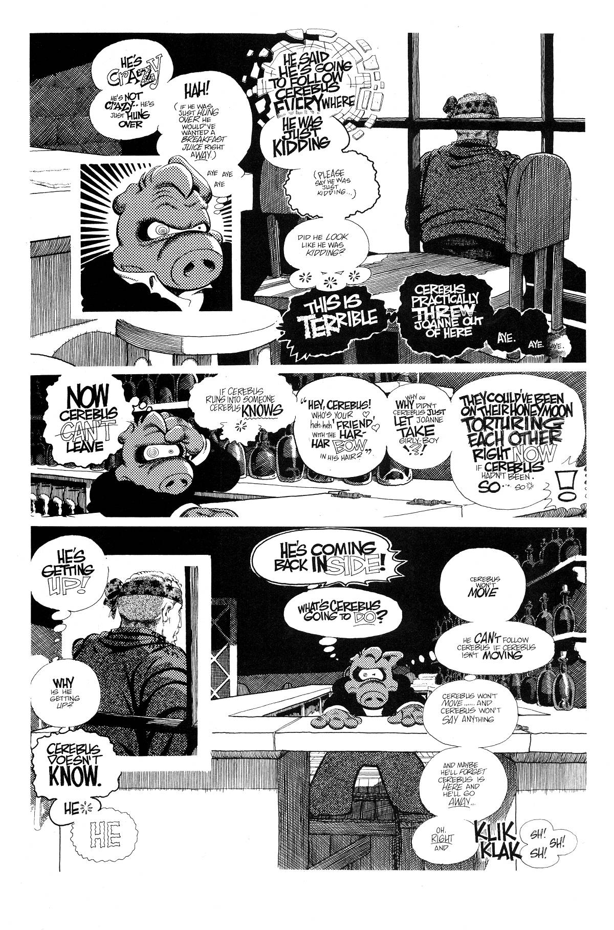 Read online Cerebus comic -  Issue #225 - 7