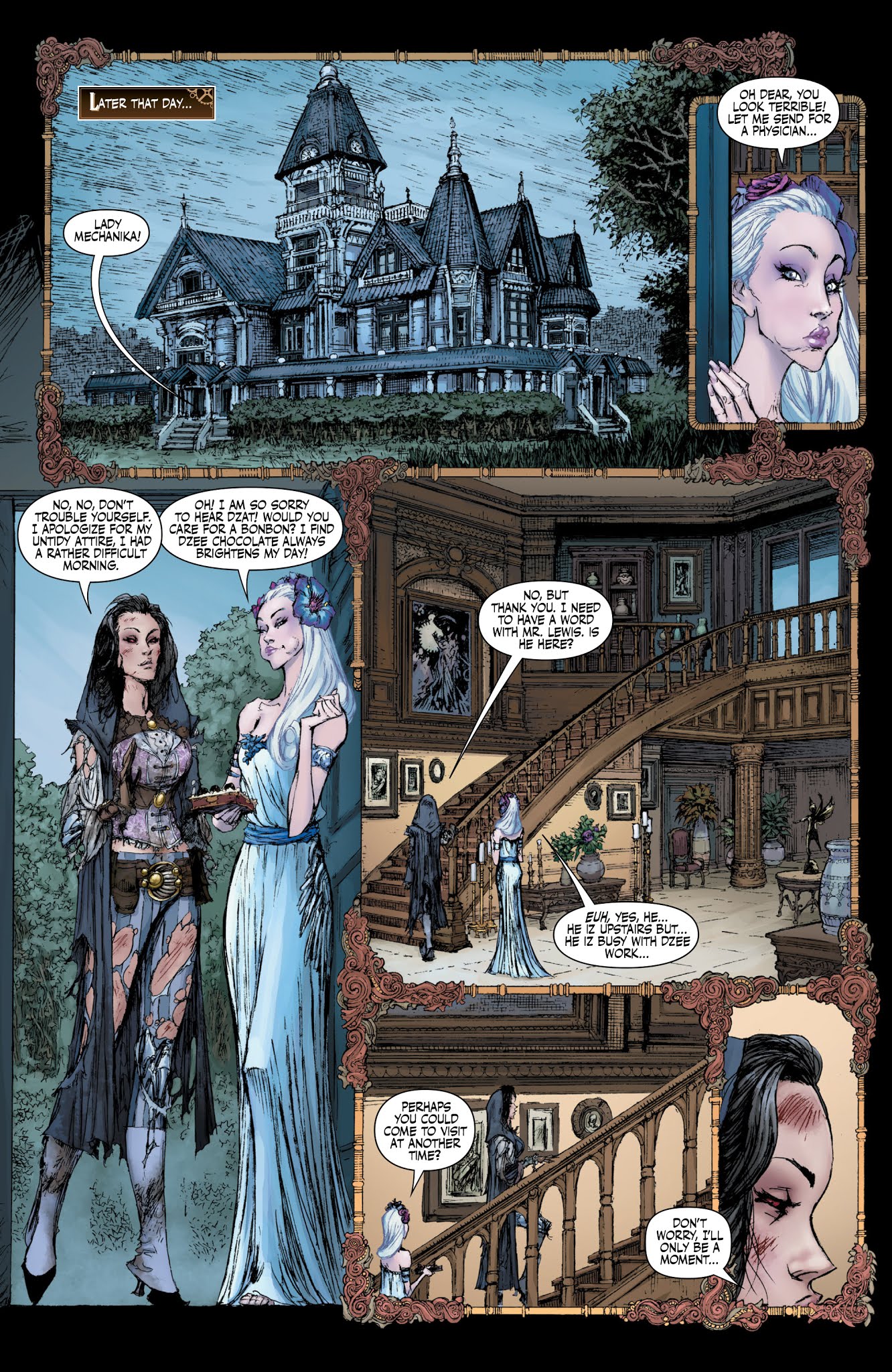 Read online Lady Mechanika: La Belle Dame Sans Merci comic -  Issue #2 - 10