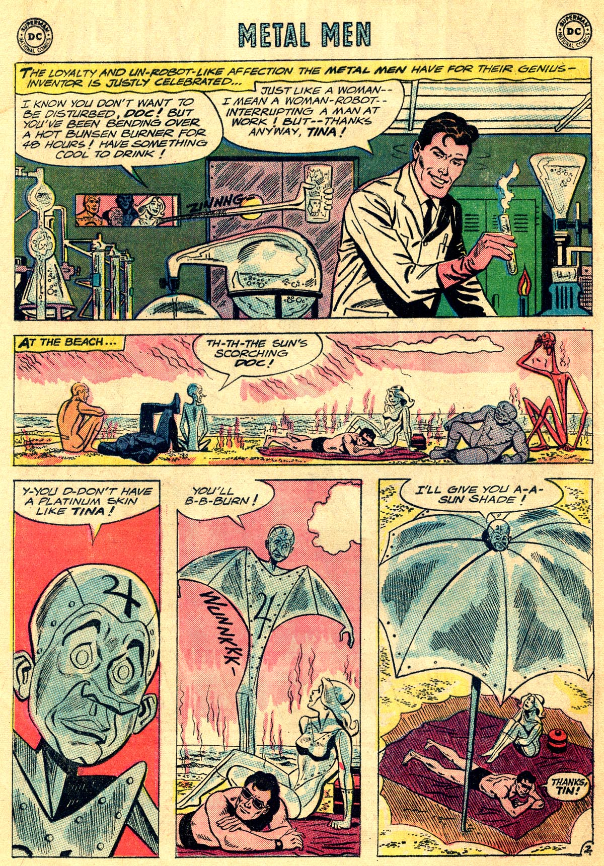 Read online Metal Men (1963) comic -  Issue #7 - 4