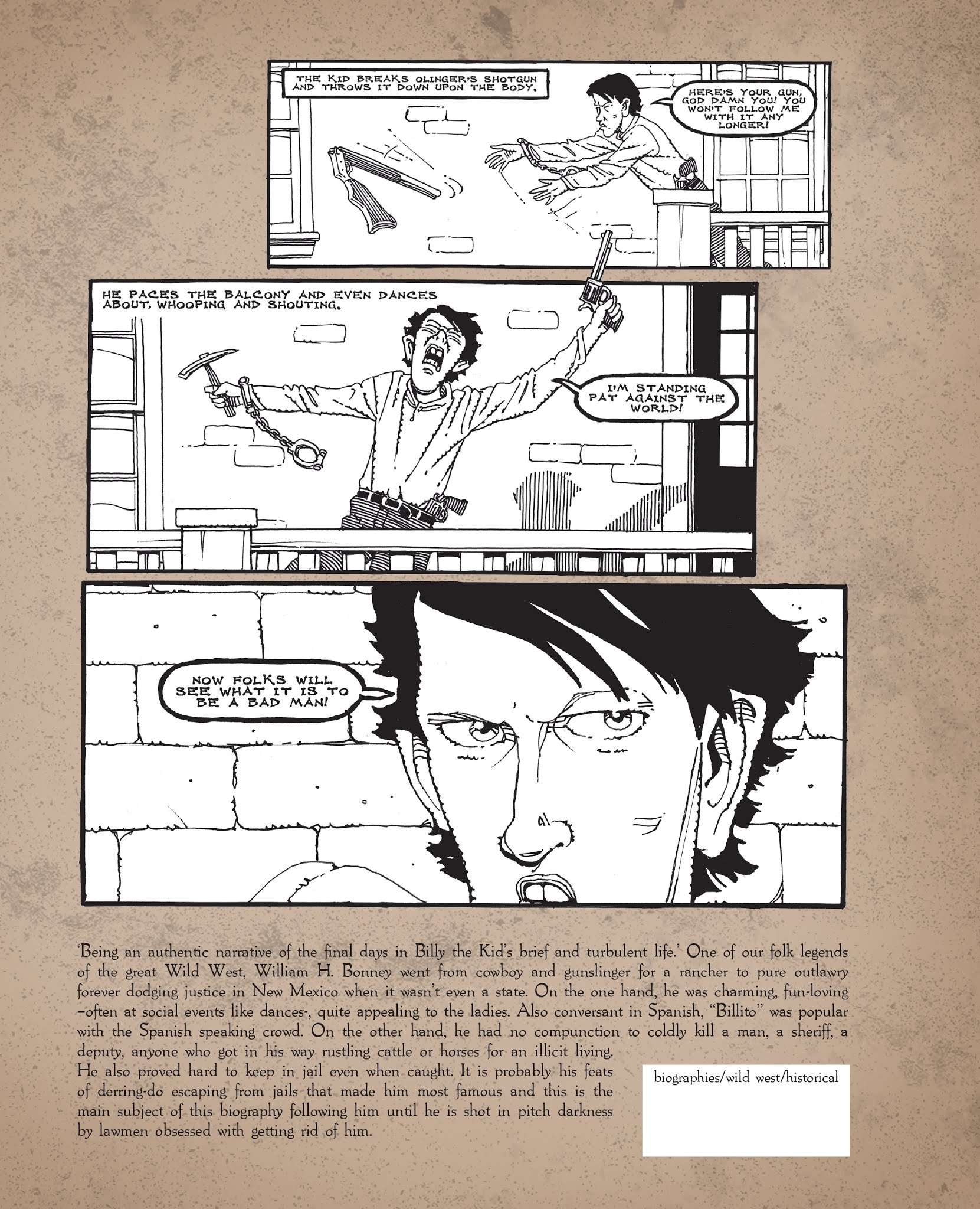 Read online The True Death of Billy the Kid comic -  Issue # TPB - 60