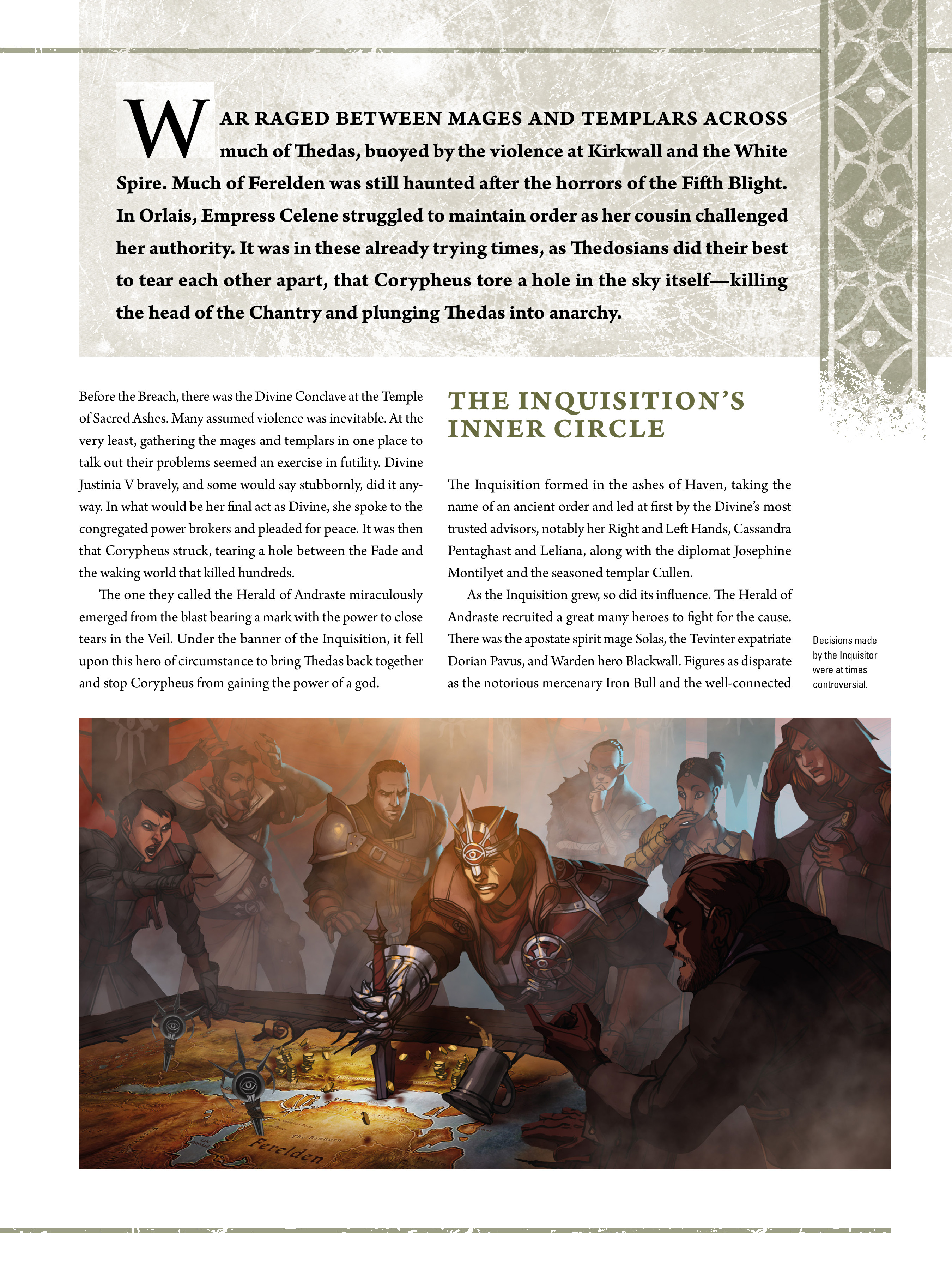 Read online Dragon Age: The World of Thedas comic -  Issue # TPB 2 - 214