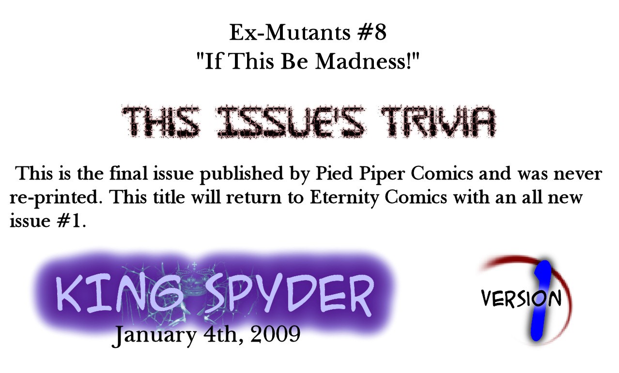 Read online Ex-Mutants (1986) comic -  Issue #8 - 2