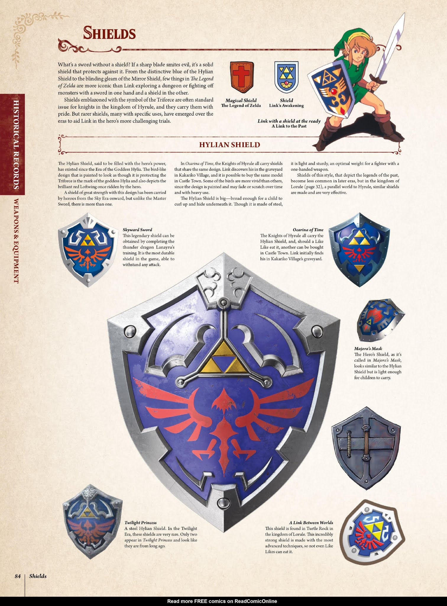 Read online The Legend of Zelda Encyclopedia comic -  Issue # TPB (Part 1) - 88