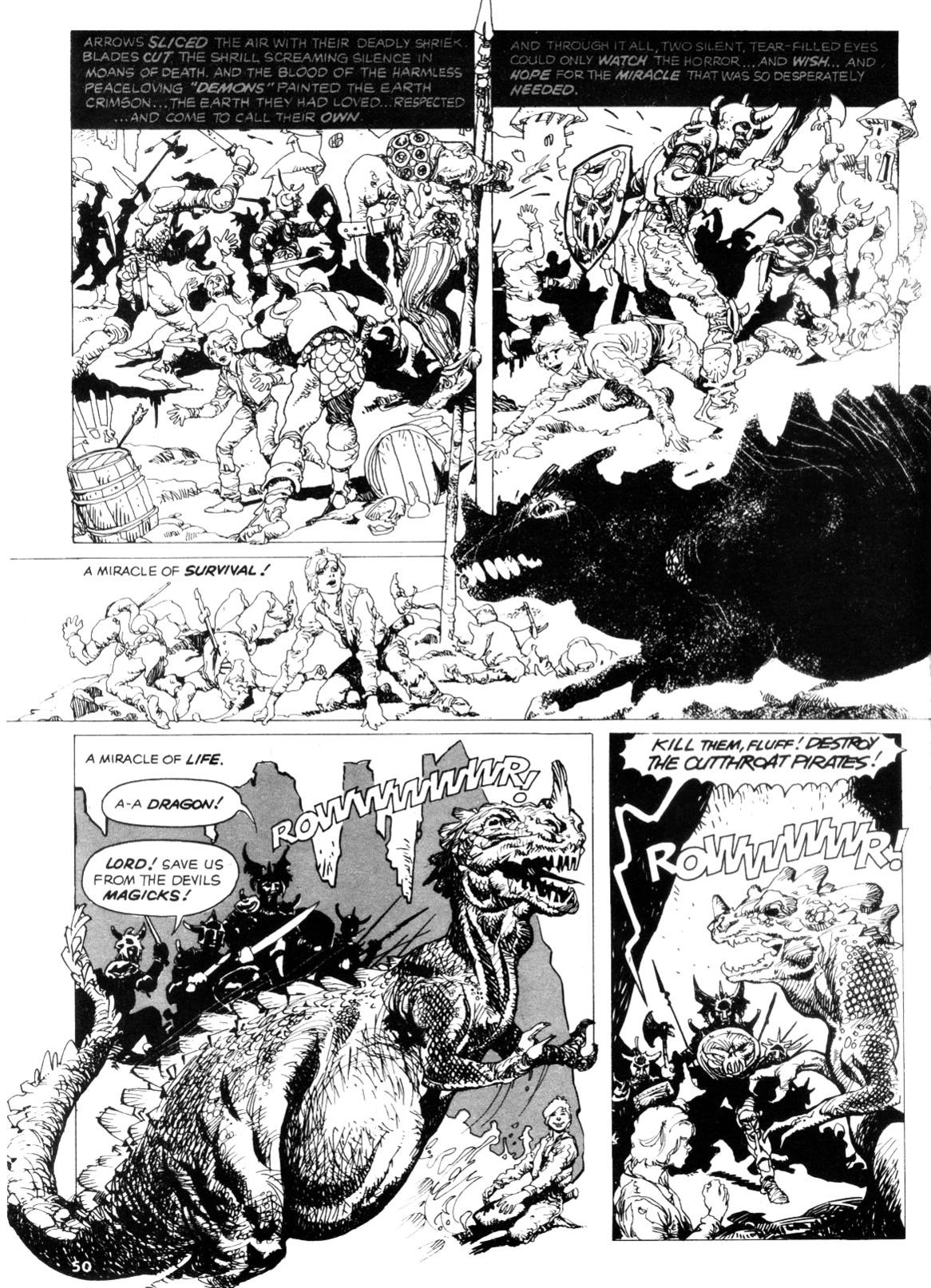 Read online Vampirella (1969) comic -  Issue #53 - 50