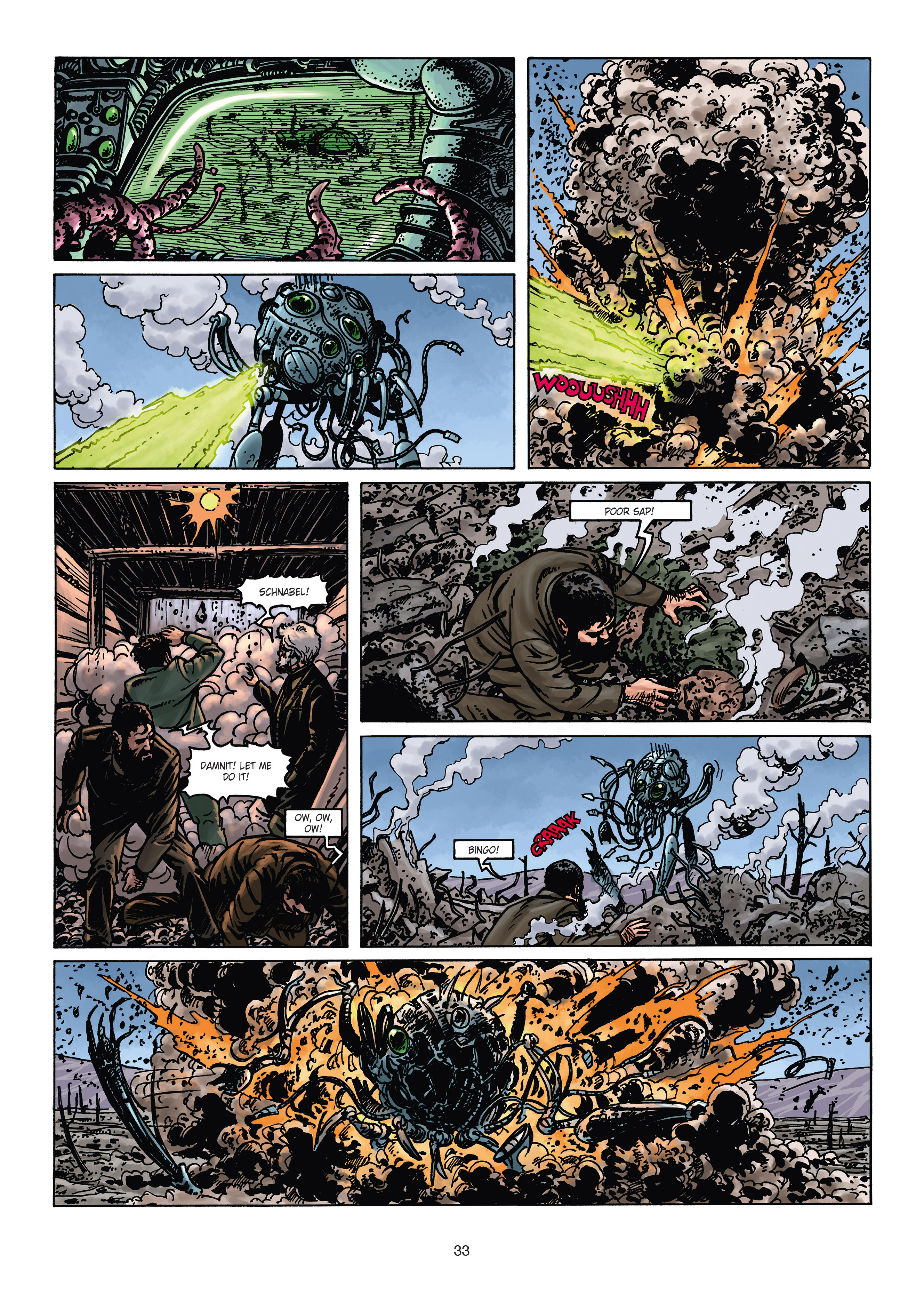 Read online War of the World War One Vol. 3: The Monsters from Mars comic -  Issue # Full - 33
