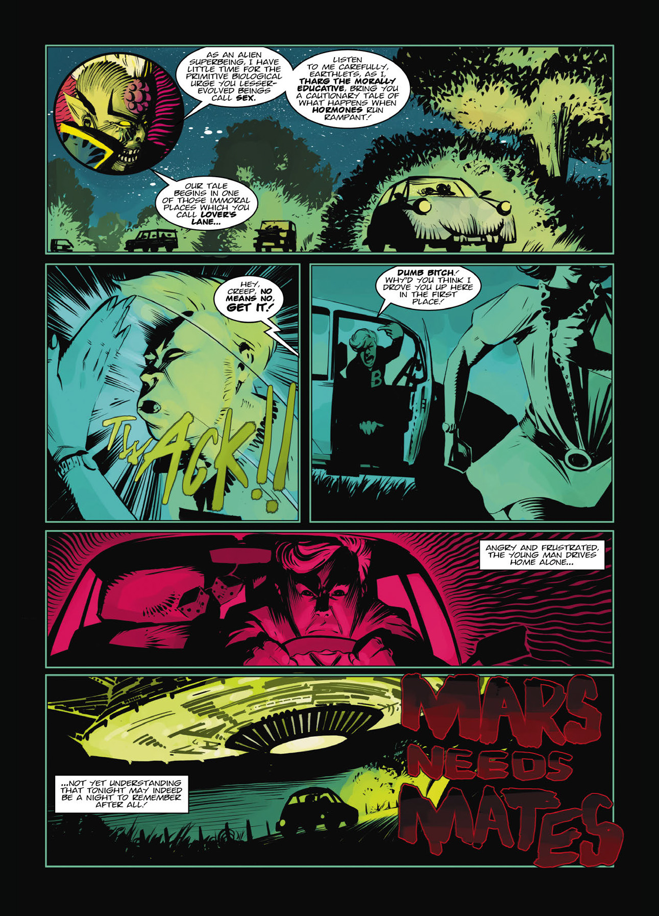 Read online Tharg's Terror Tales Presents Necronauts & A Love Like Blood comic -  Issue # TPB - 104