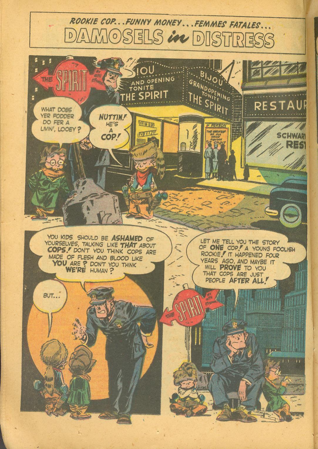 Read online The Spirit (1952) comic -  Issue #5 - 20