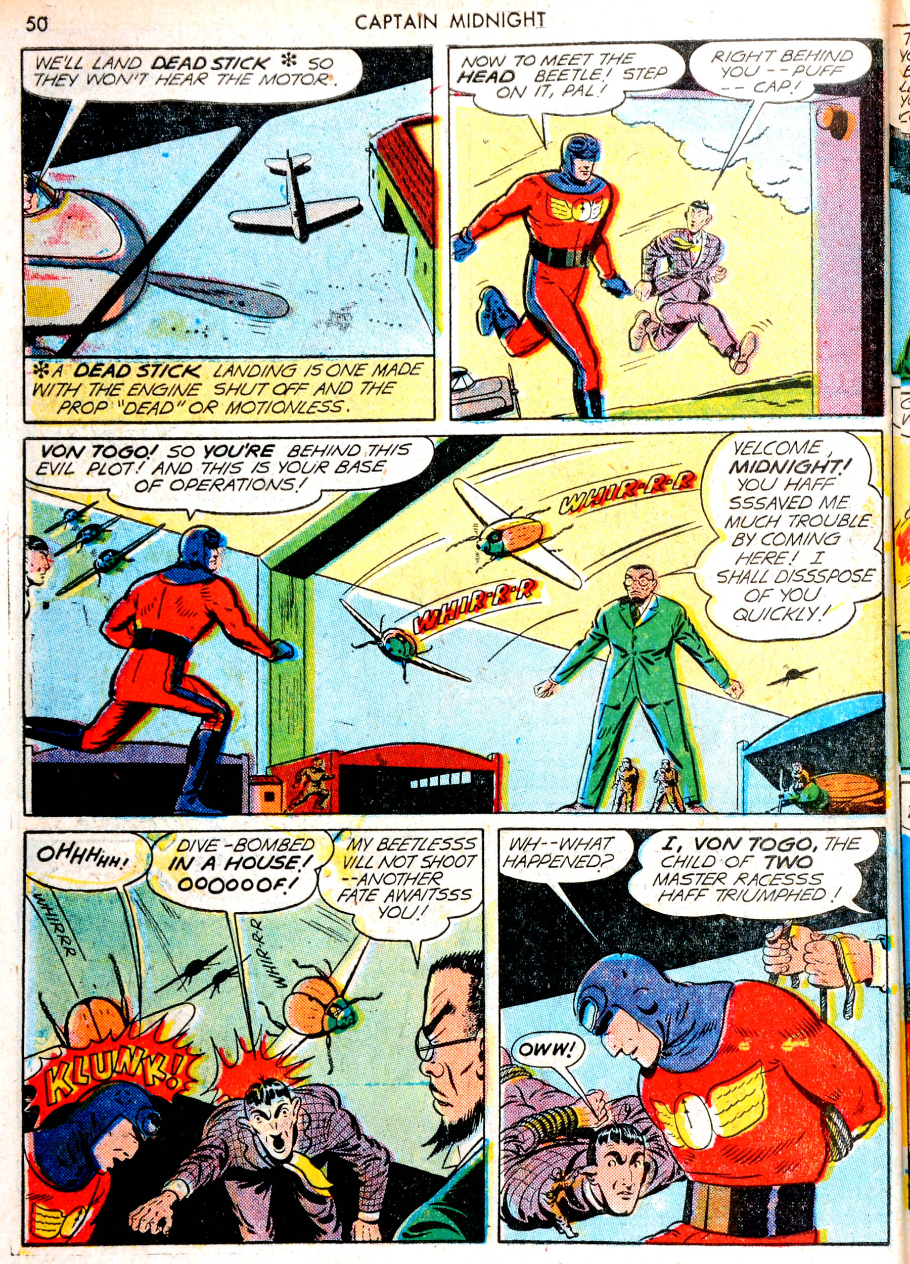 Read online Captain Midnight (1942) comic -  Issue #13 - 49