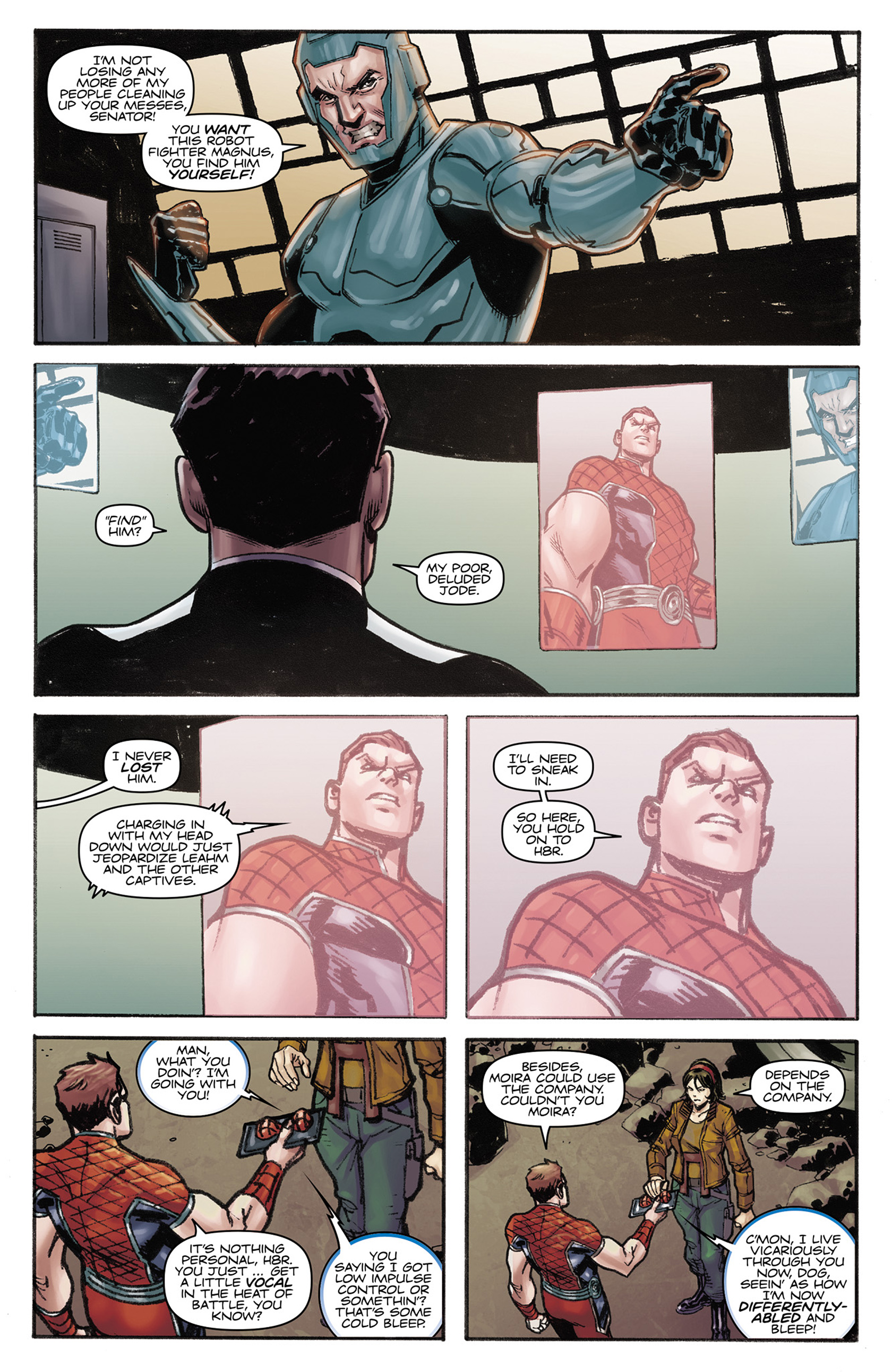 Read online Magnus Robot Fighter (2014) comic -  Issue #6 - 14