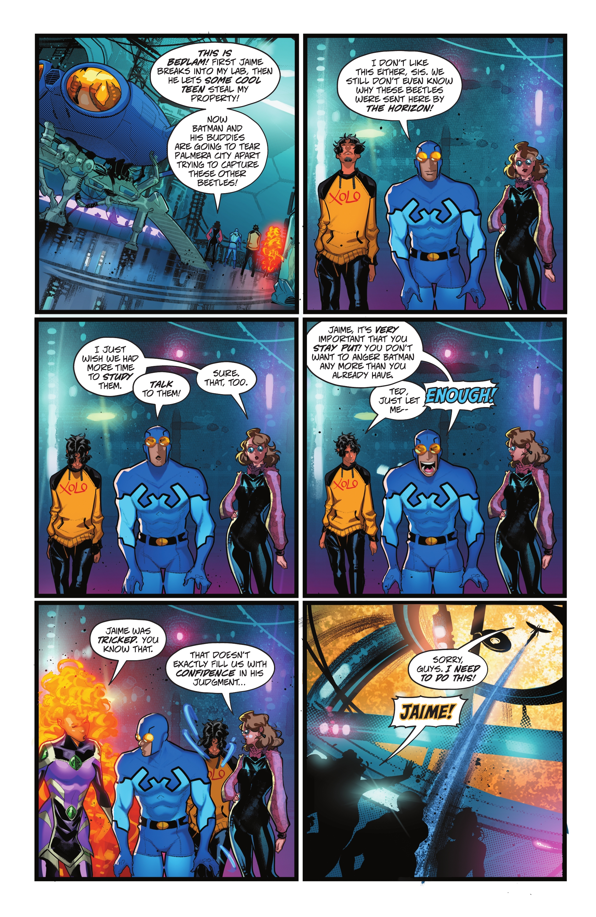 Read online Blue Beetle: Graduation Day comic -  Issue #5 - 5