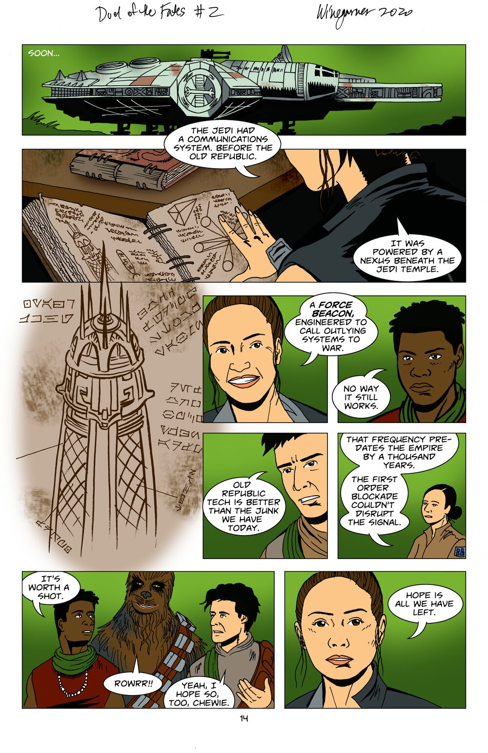 Read online Star Wars: Duel of the Fates comic -  Issue #2 - 14