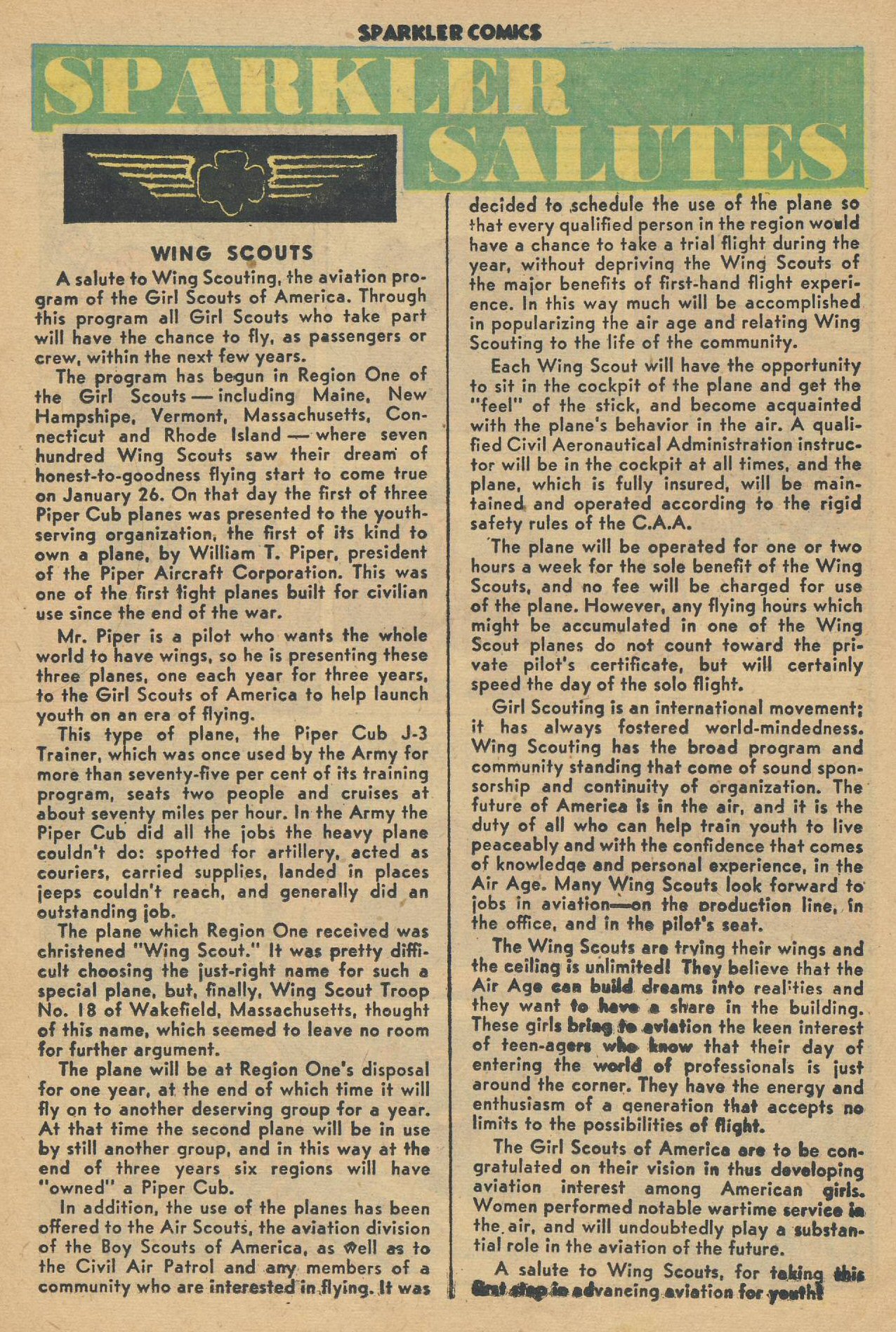 Read online Sparkler Comics comic -  Issue #57 - 19