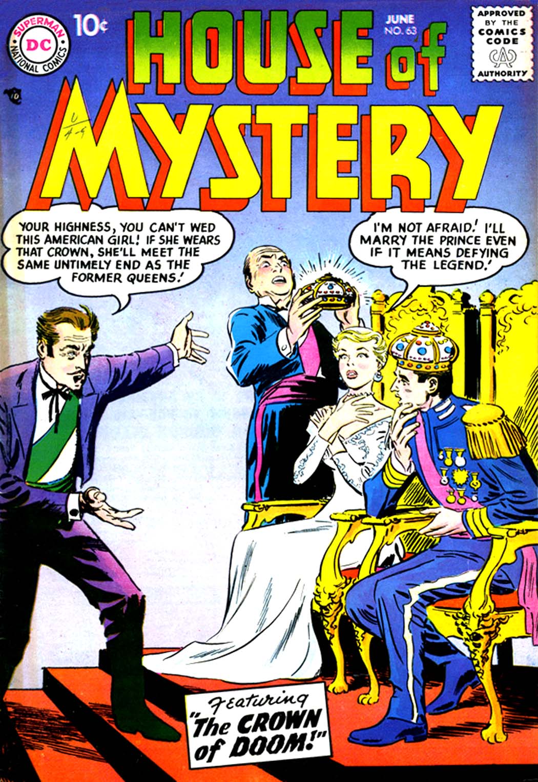 Read online House of Mystery (1951) comic -  Issue #63 - 1