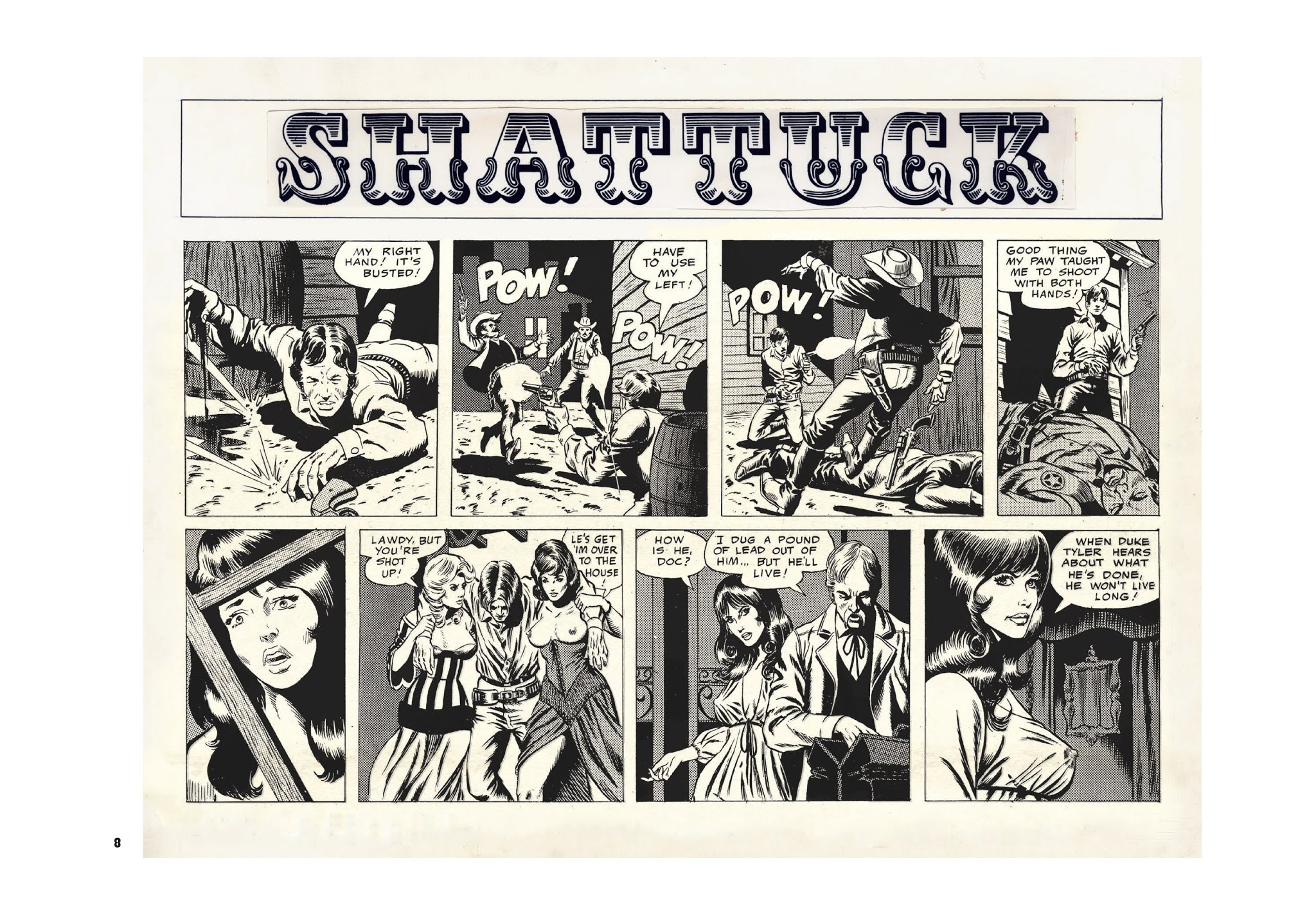 Read online Wallace Wood Presents Shattuck comic -  Issue # TPB - 8