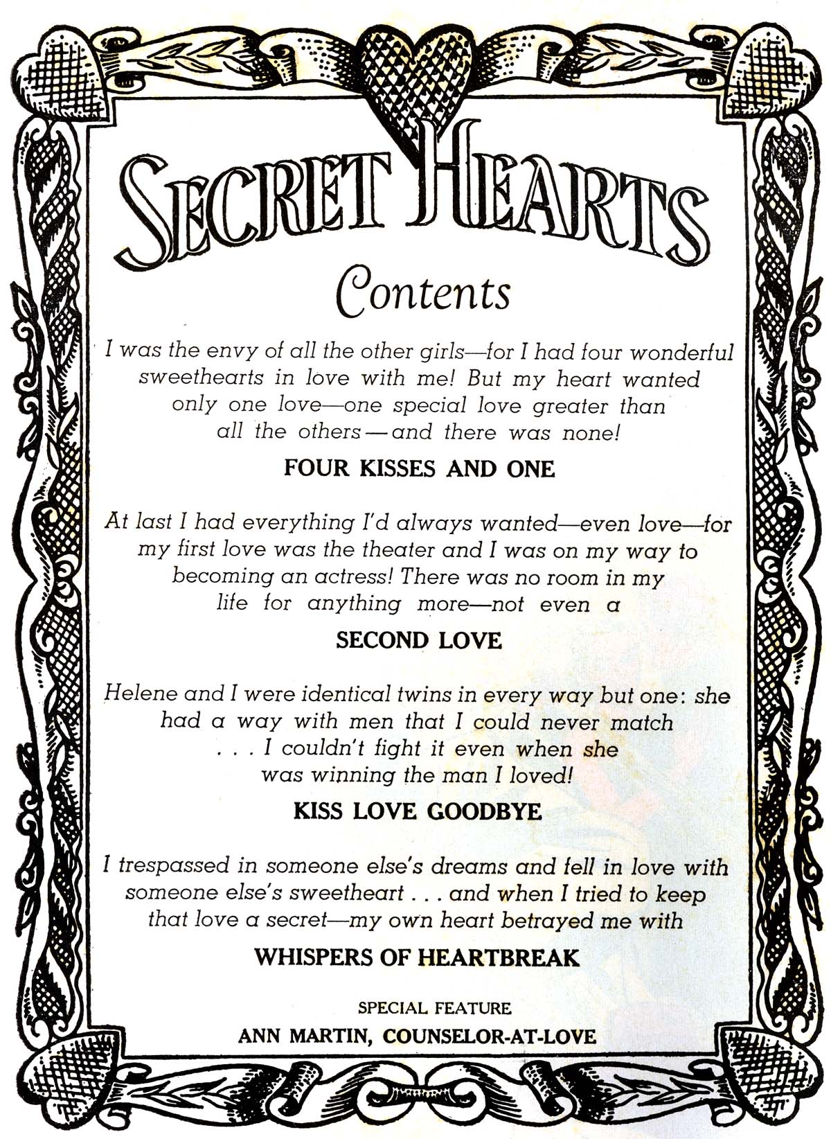 Read online Secret Hearts comic -  Issue #52 - 2