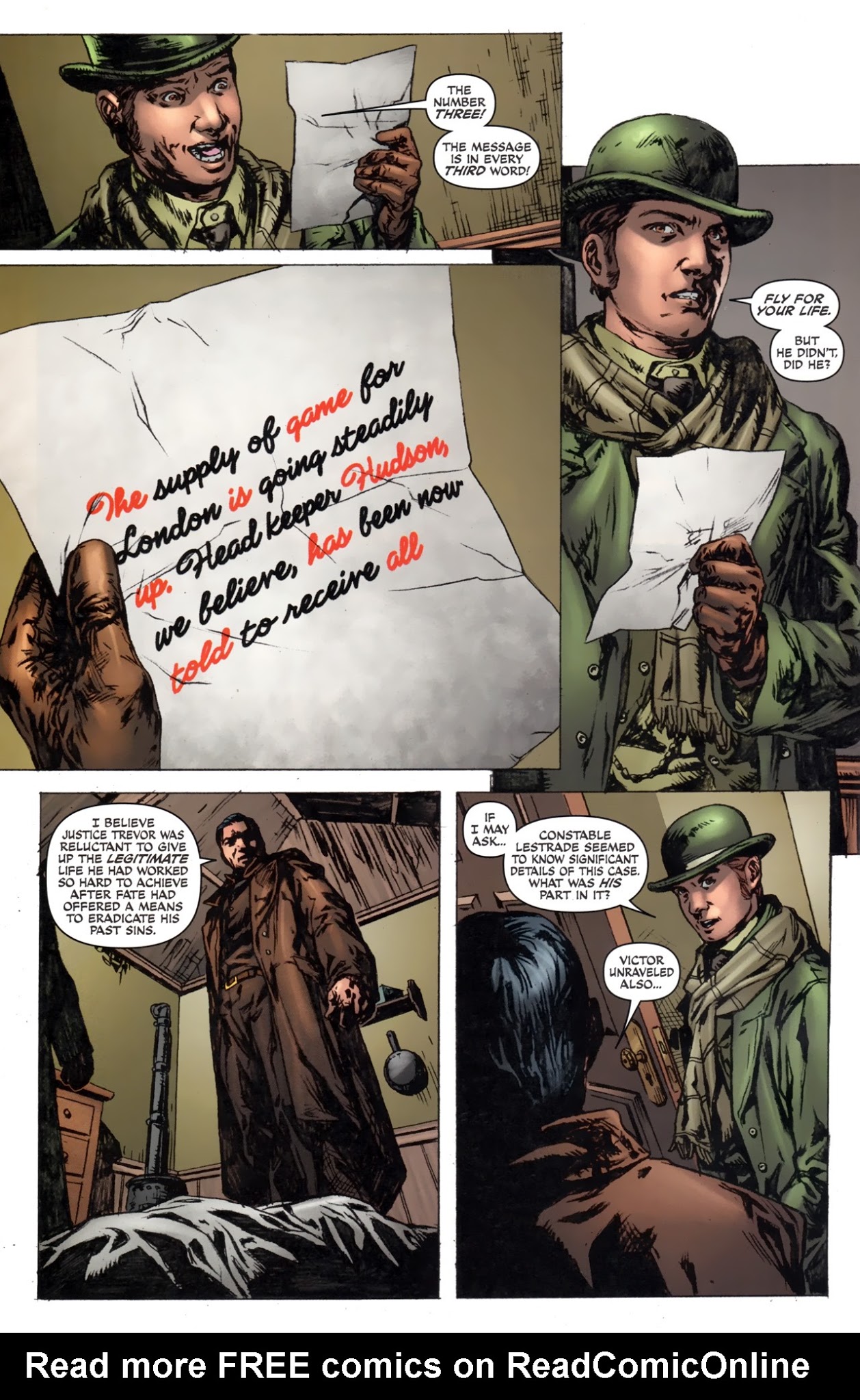 Read online Sherlock Holmes: Year One comic -  Issue #5 - 19