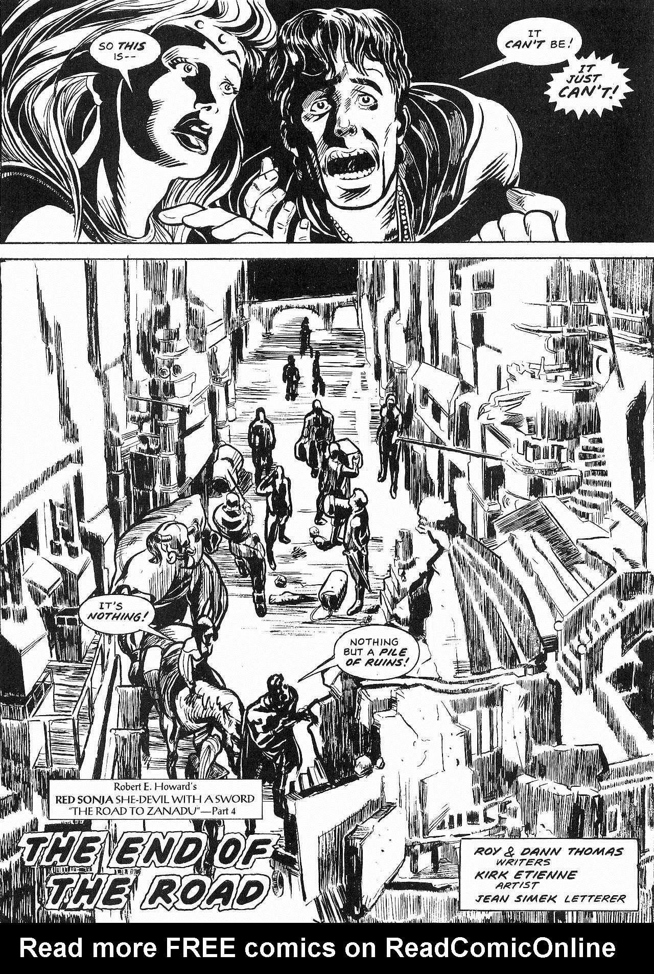 Read online The Savage Sword Of Conan comic -  Issue #210 - 52