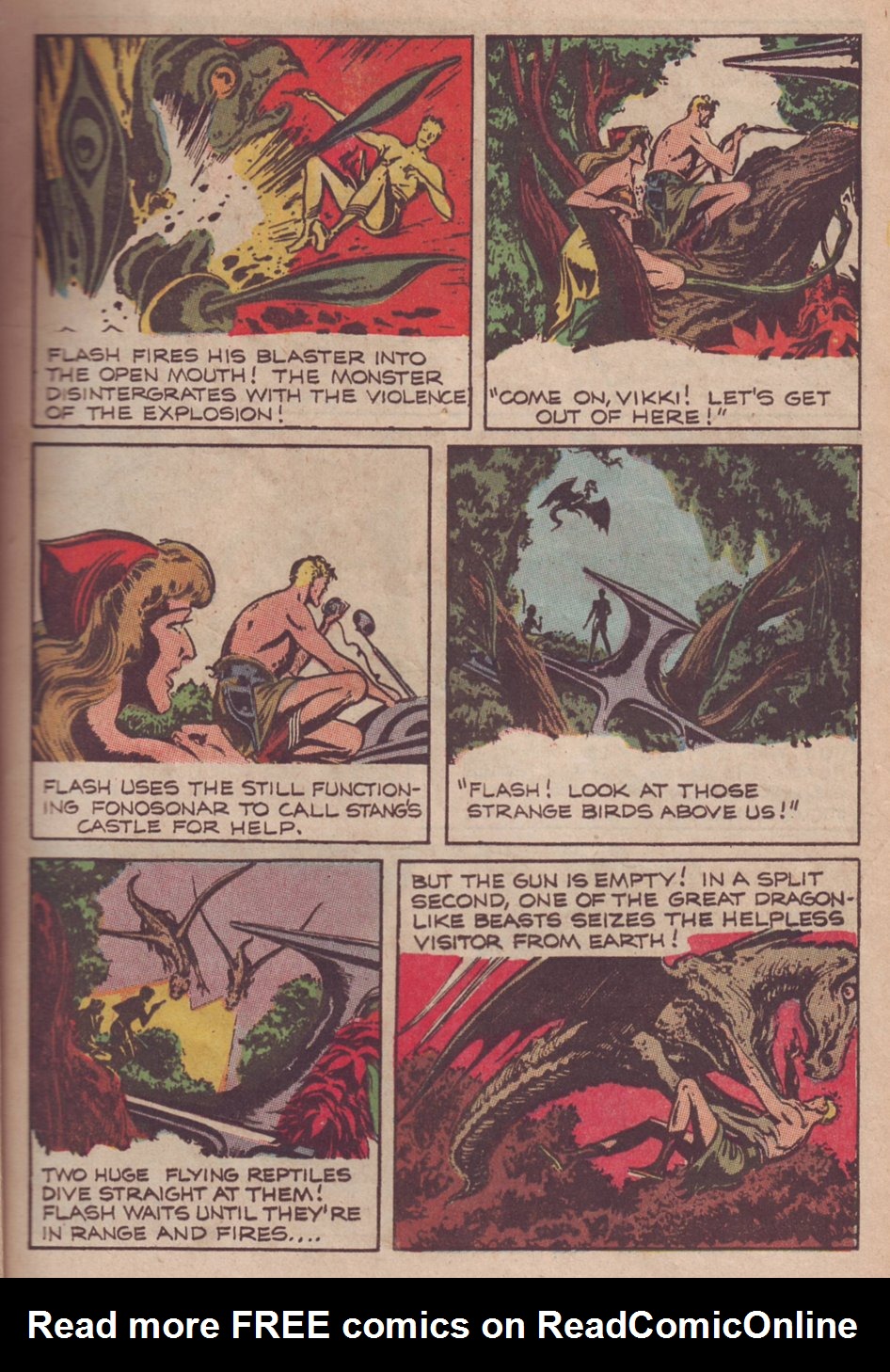Read online Flash Gordon (1966) comic -  Issue #7 - 9