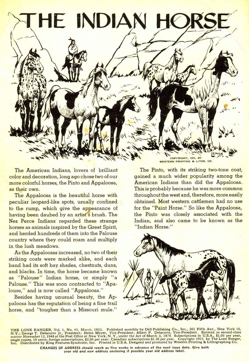 Read online The Lone Ranger (1948) comic -  Issue #45 - 2